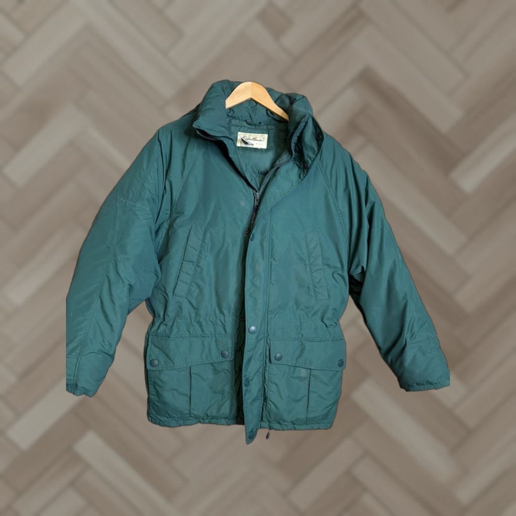 Eddie Bauer VTG Eddie Bauer Goose Down Puffer Jacket Green Parka Mens S Goose Down Parka VTG 80’s 90’s Green Mens S Eddie Bauer Casual 1980s Size US S / EU 44-46 / 1 - 1 Thumbnail