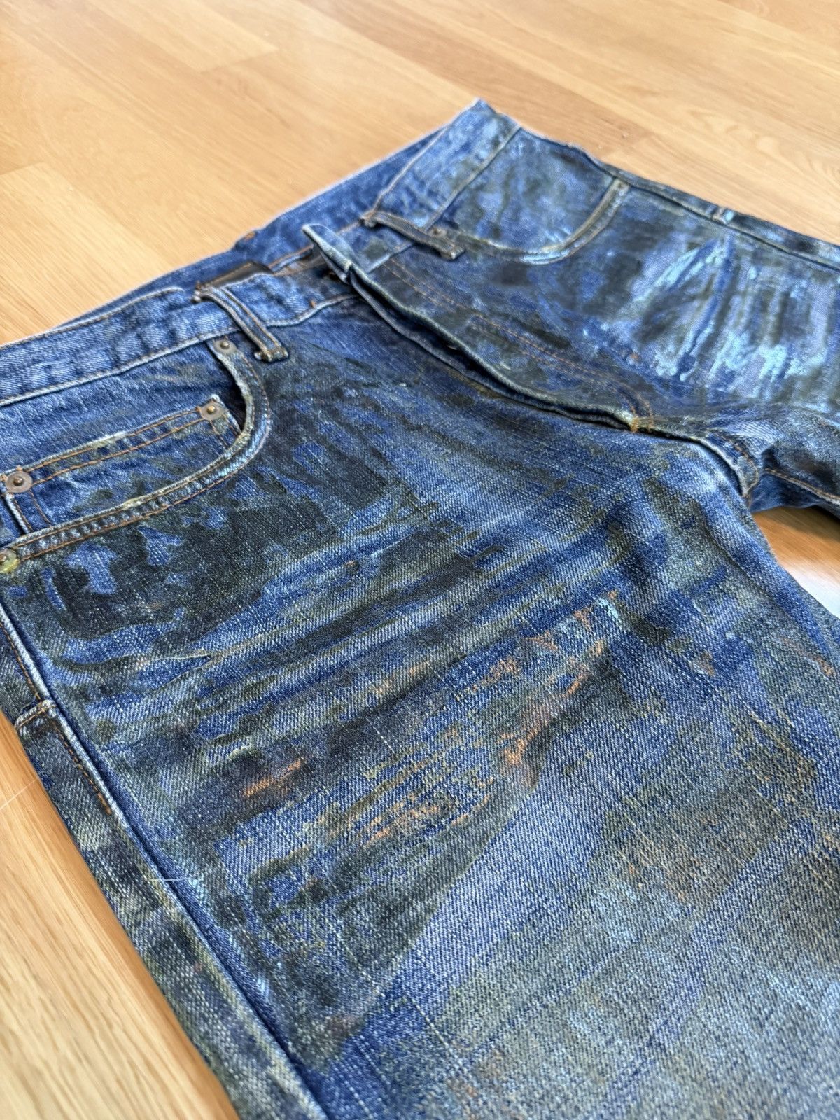 Dior Dior Homme Luster Waxed Clawmark Hedi Slimane Size US 29 - 7 Thumbnail