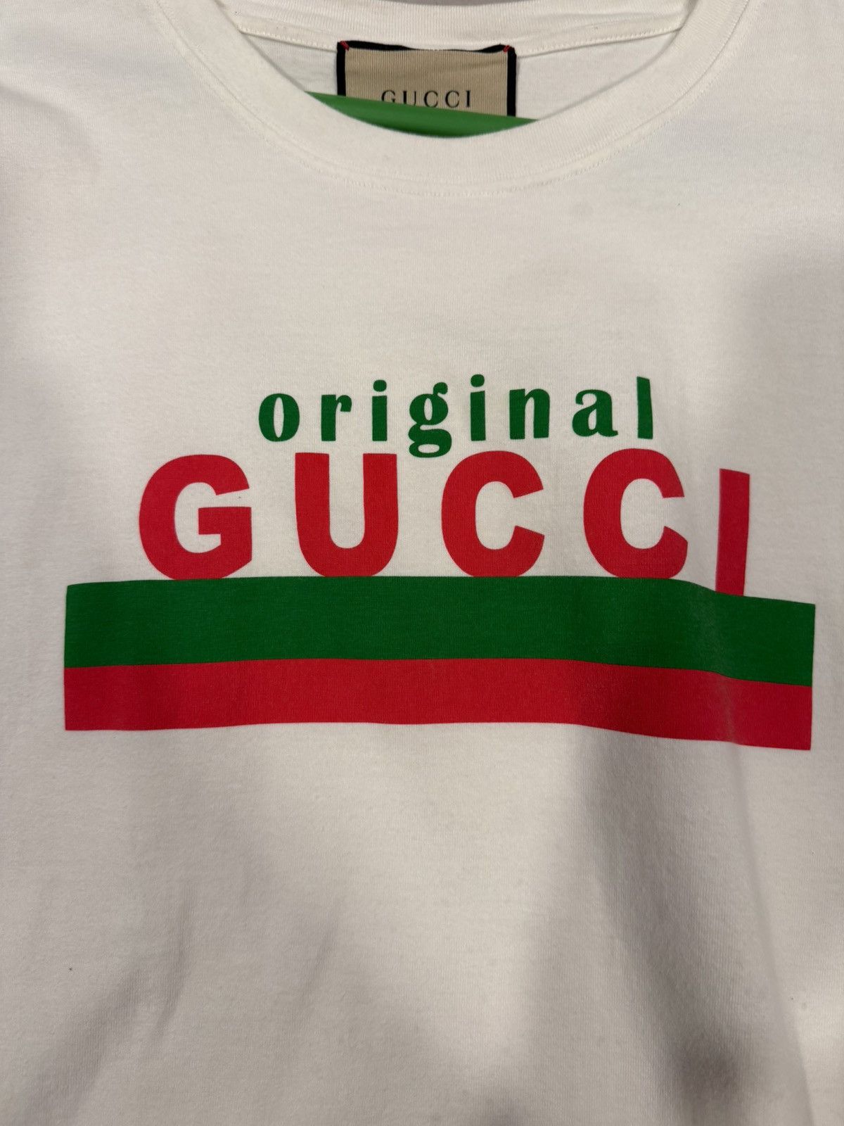 Gucci gucci box logo t shirt Size US XL / EU 56 / 4 - 2 Thumbnail