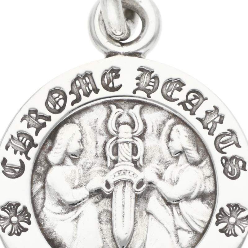 Chrome Hearts Chrome Hearts Angel Medal Charm Silver Necklace Size ONE SIZE - 3 Thumbnail