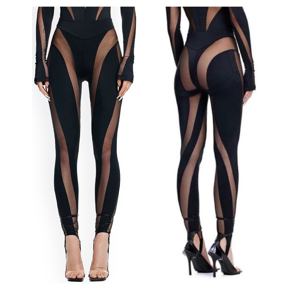 Mugler H&M leggings