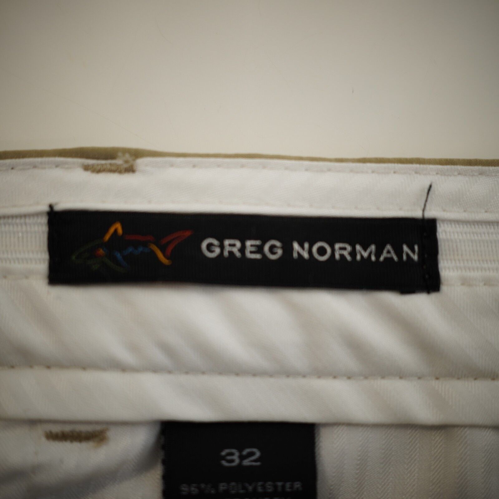 Greg Norman Greg Norman Tan Mid Rise Polyester Spandex Shorts 32 / 9.5" Size US 32 / EU 48 - 6 Thumbnail