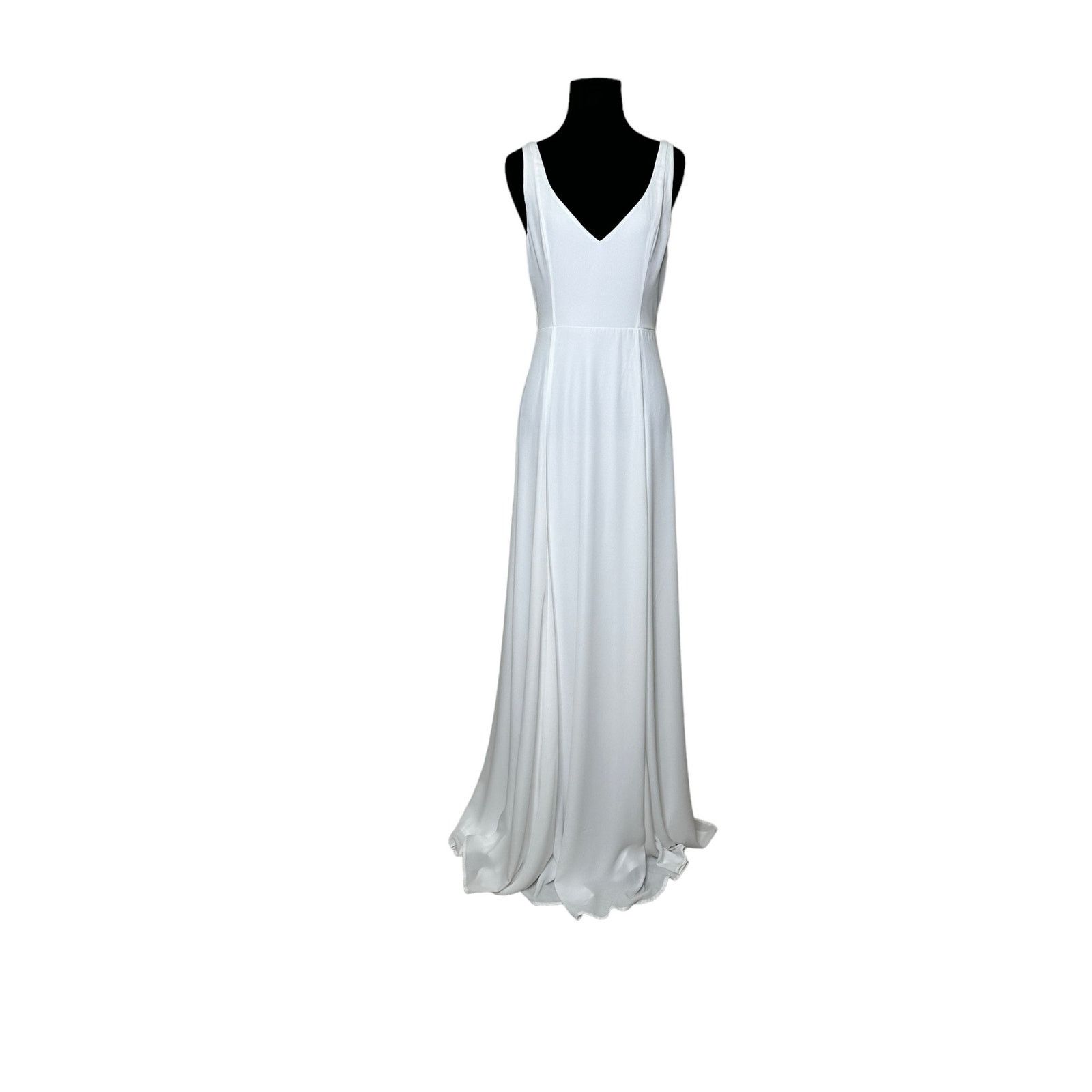 Show Me Your MuMu Show me your Mumu white chiffon wedding dress size M Size M / US 6-8 / IT 42-44 - 11 Thumbnail