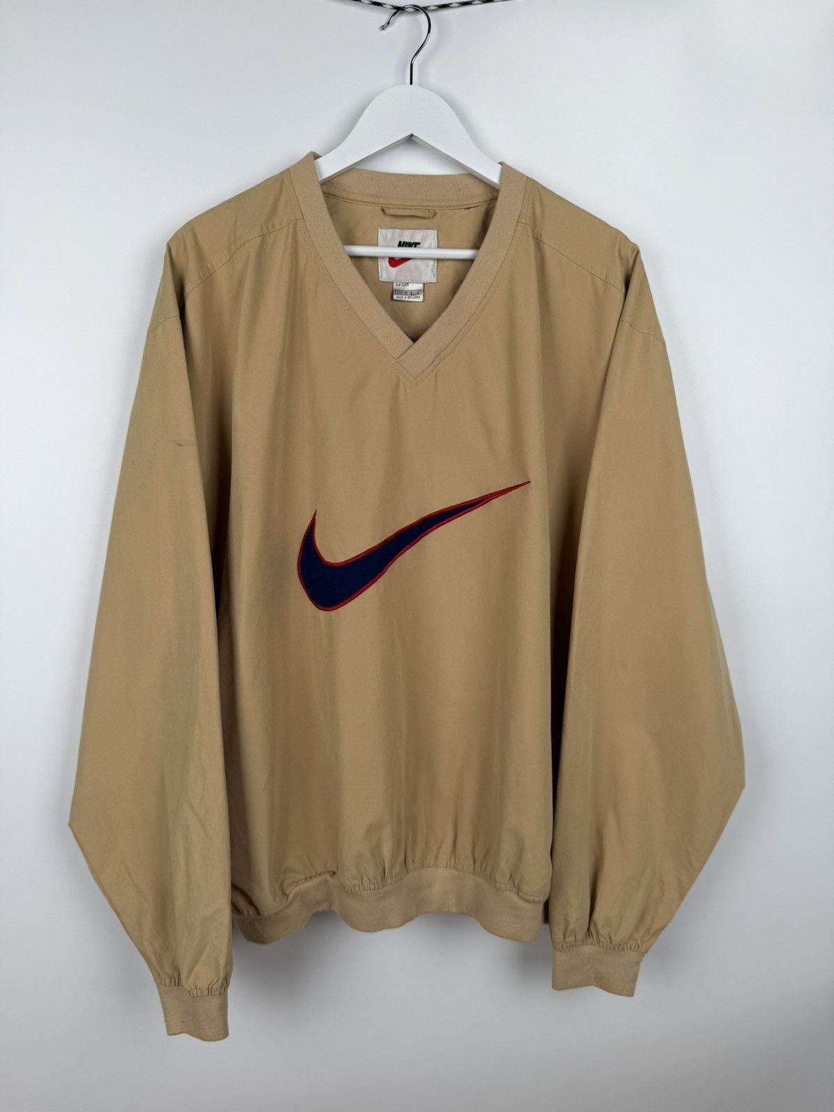 Nike Nike vintage nylone sweatshirt 90s Size US L / EU 52-54 / 3 - 1 Thumbnail