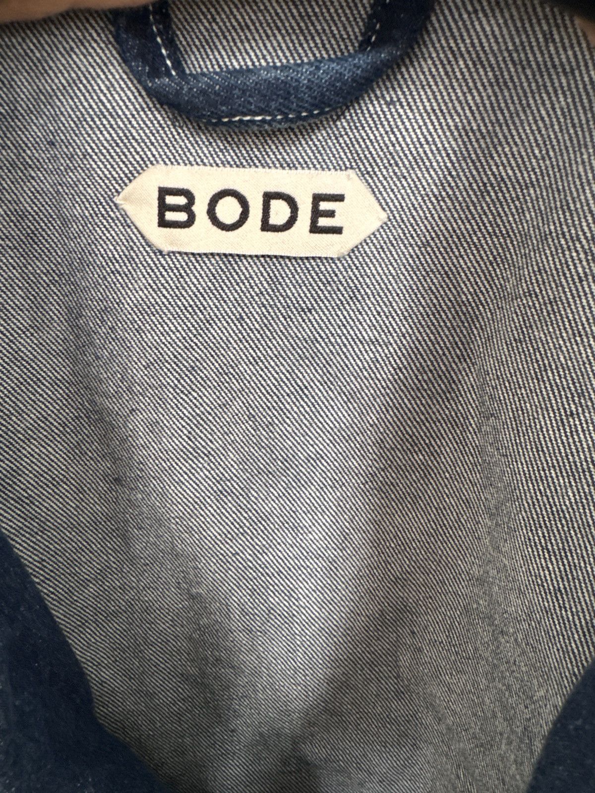 Bode Brand new bode denim jacket size small Size US S / EU 44-46 / 1 - 4 Thumbnail