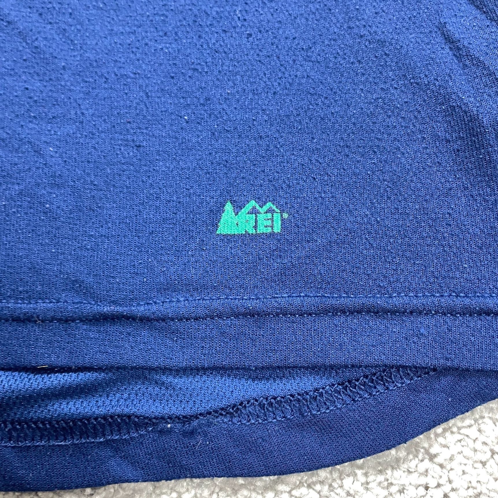 Vintage REI Active Jacket Mens Large Blue 1/4 zip Lightweight Mock Neck Long Sleeve Size US L / EU 52-54 / 3 - 3 Thumbnail