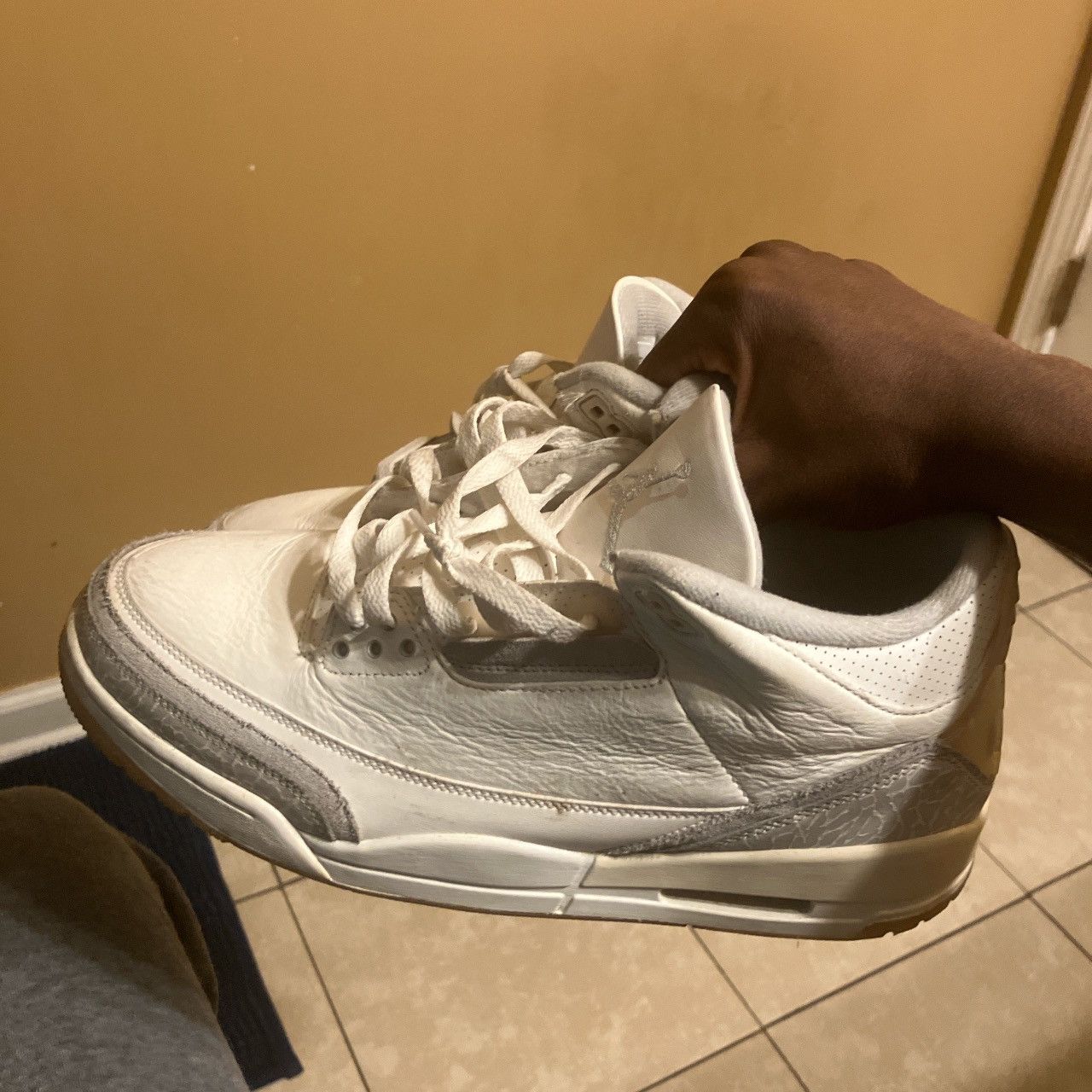 Jordan Brand Air Jordan 3 Ivory Size US 11.5 / EU 44-45 - 3 Thumbnail