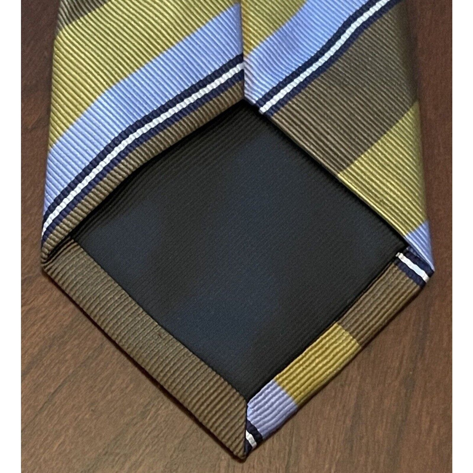 Other Bocara Green Blue Repp Hand Made 100% Silk Made In China Size ONE SIZE - 2 Thumbnail