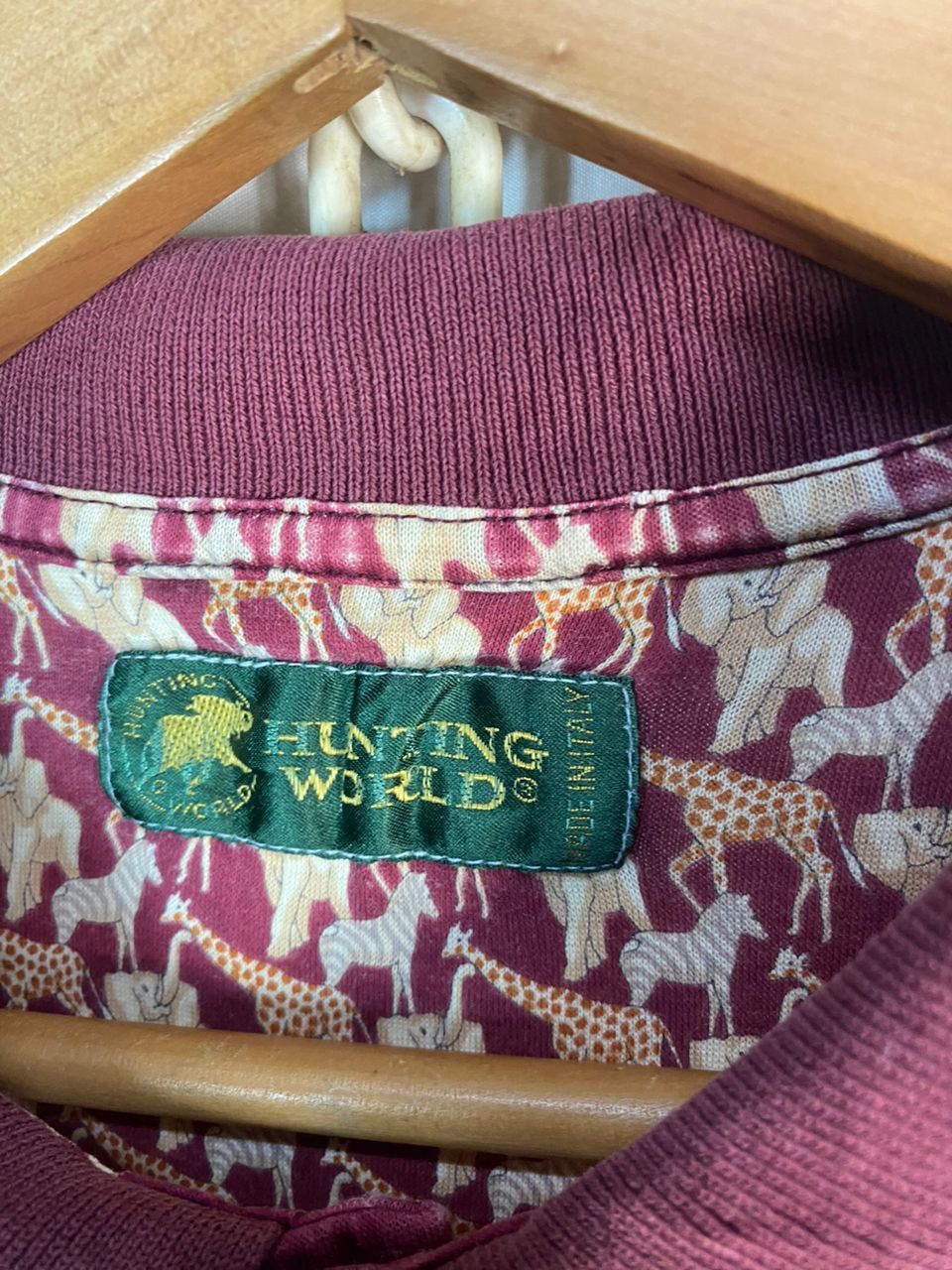 Vintage Vintage hunting world fullprint polo shirt Size US M / EU 48-50 / 2 - 5 Thumbnail