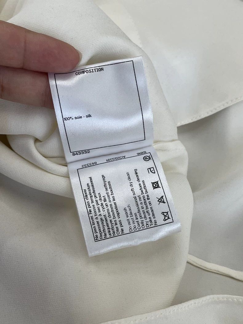 Chanel Chanel Silk shirt with long sleeves Size XS / US 0-2 / IT 36-38 - 7 Thumbnail