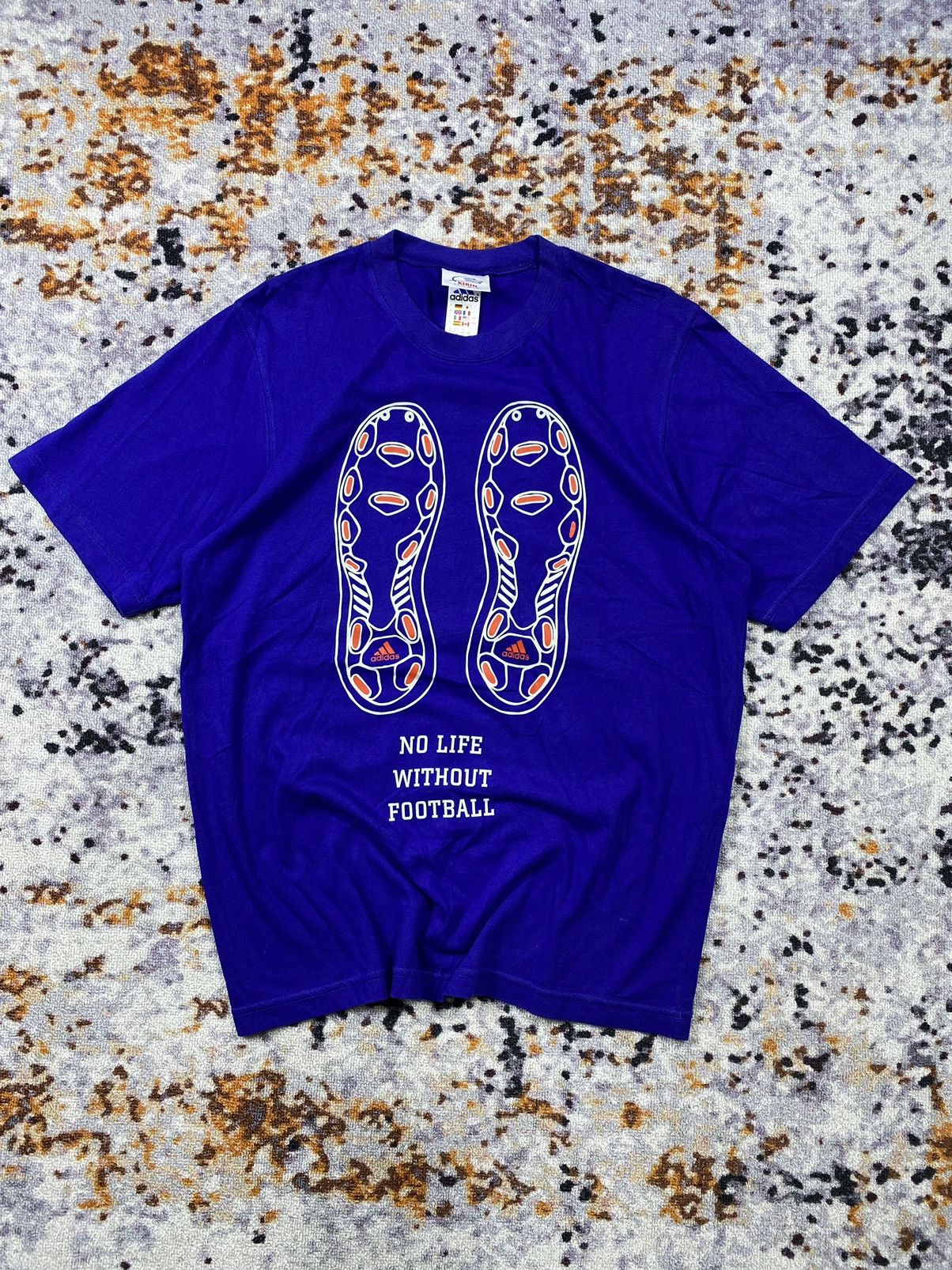 Vintage vintage No life without Football Adidas Kirin tshirt Size US L / EU 52-54 / 3 - 2 Thumbnail