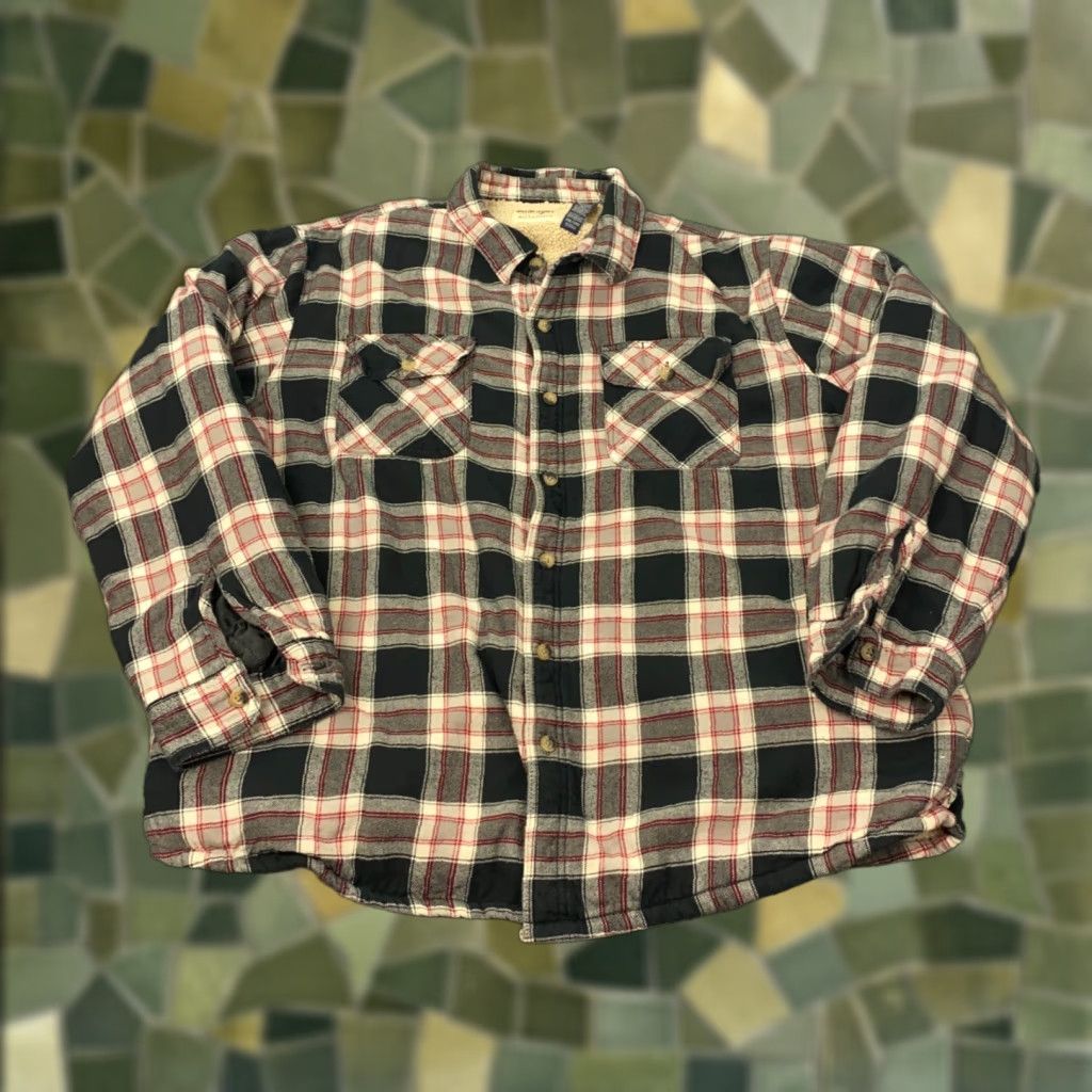 Wrangler VINTAGE Wrangler Shacket Mens 2XL Black Flannel Plaid Western Size US XXL / EU 58 / 5 - 1 Thumbnail