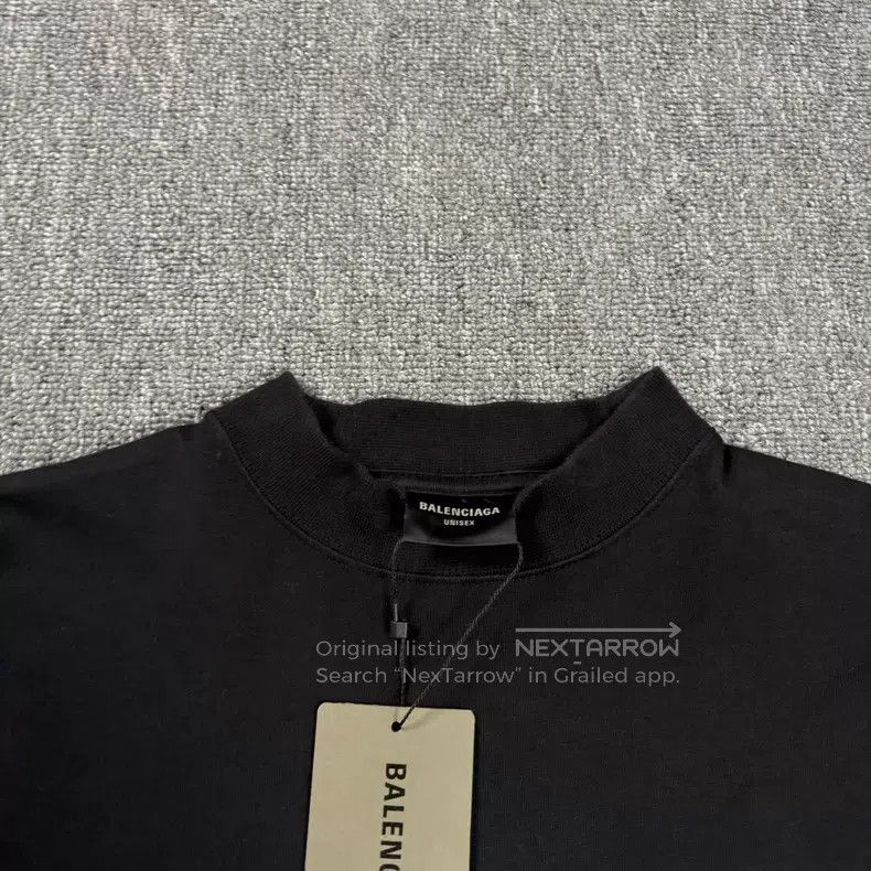 Balenciaga Balenciaga Phantom overlapping logo black short-sleeve Size US S / EU 44-46 / 1 - 3 Thumbnail