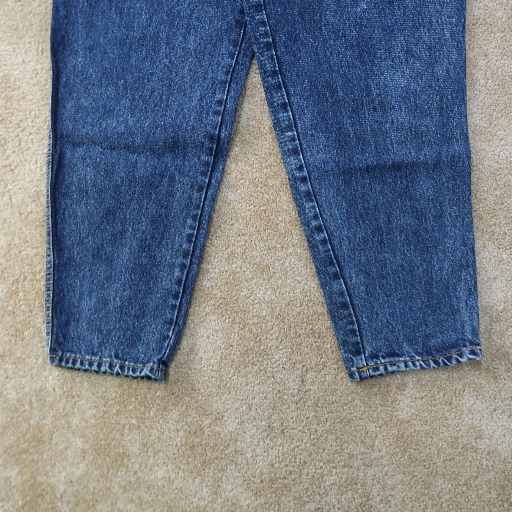 Bill Blass VINTAGE Bill Blass Jeans Women's 12 High Rise Tapered 31 Inseam Denim Blue 100% Cotton 5-Pocket Size 34" / US 12 / IT 48 - 2 Thumbnail