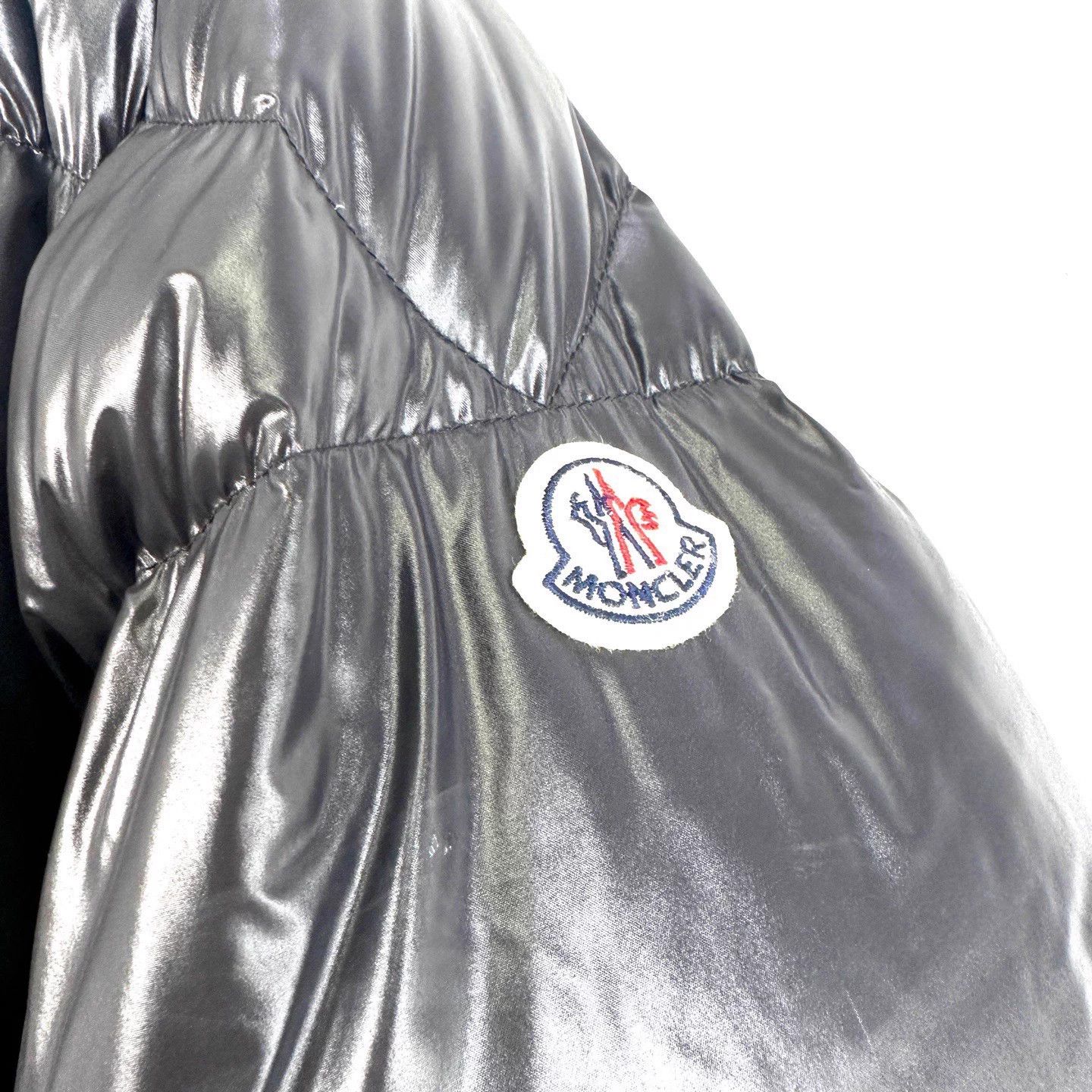 Moncler Moncler Rateua Black Shiny Logo Puffer 3 98% New Size US L / EU 52-54 / 3 - 5 Thumbnail