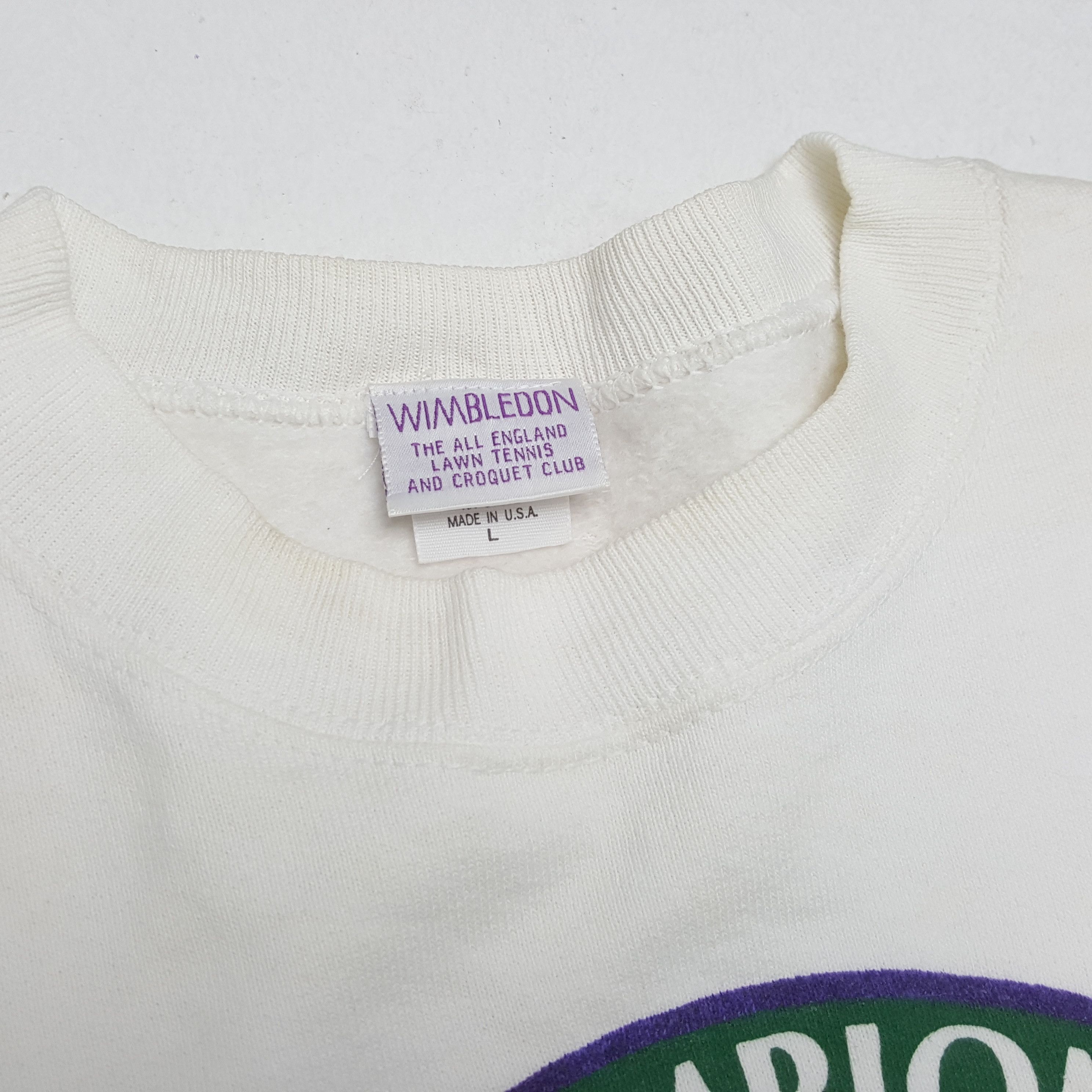 Vintage THE CHAMPIONSHIP WIMBLEDON Vintage Sweatshirt Size US L / EU 52-54 / 3 - 8 Thumbnail