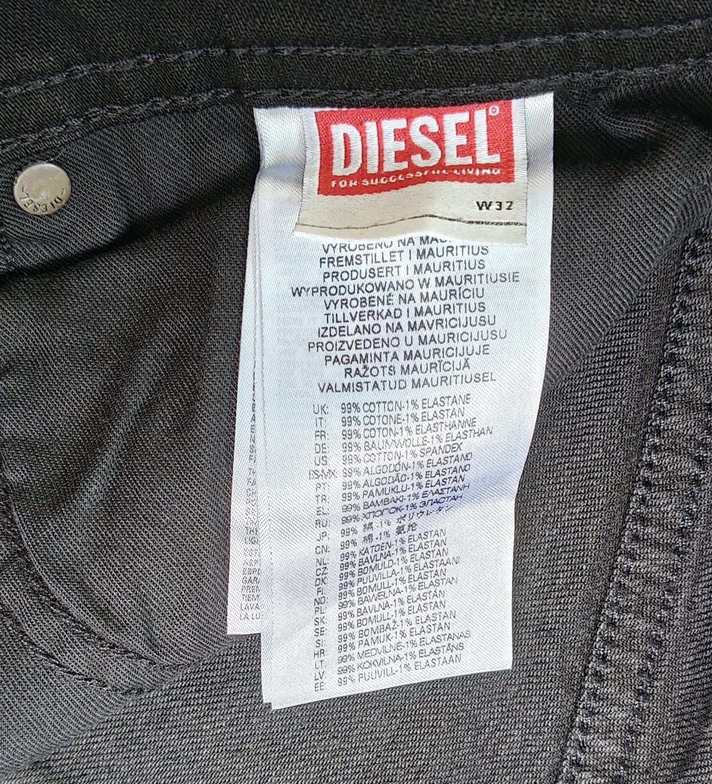 Diesel Diesel THOMMER-X L.30 MENS JEANS SLTP/9582 Size US 32 / EU 48 - 6 Thumbnail