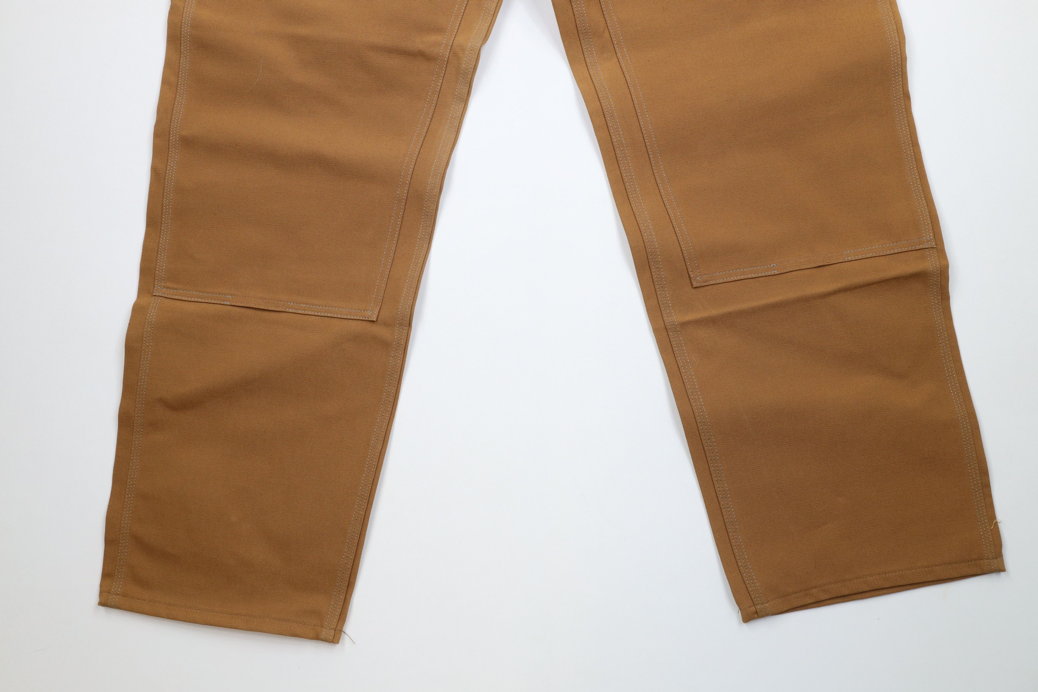 Carhartt Deadstock Vintage 90s Carhartt Wide Leg Pants Duck Brown USA Size US 44 / EU 60 - 4 Thumbnail
