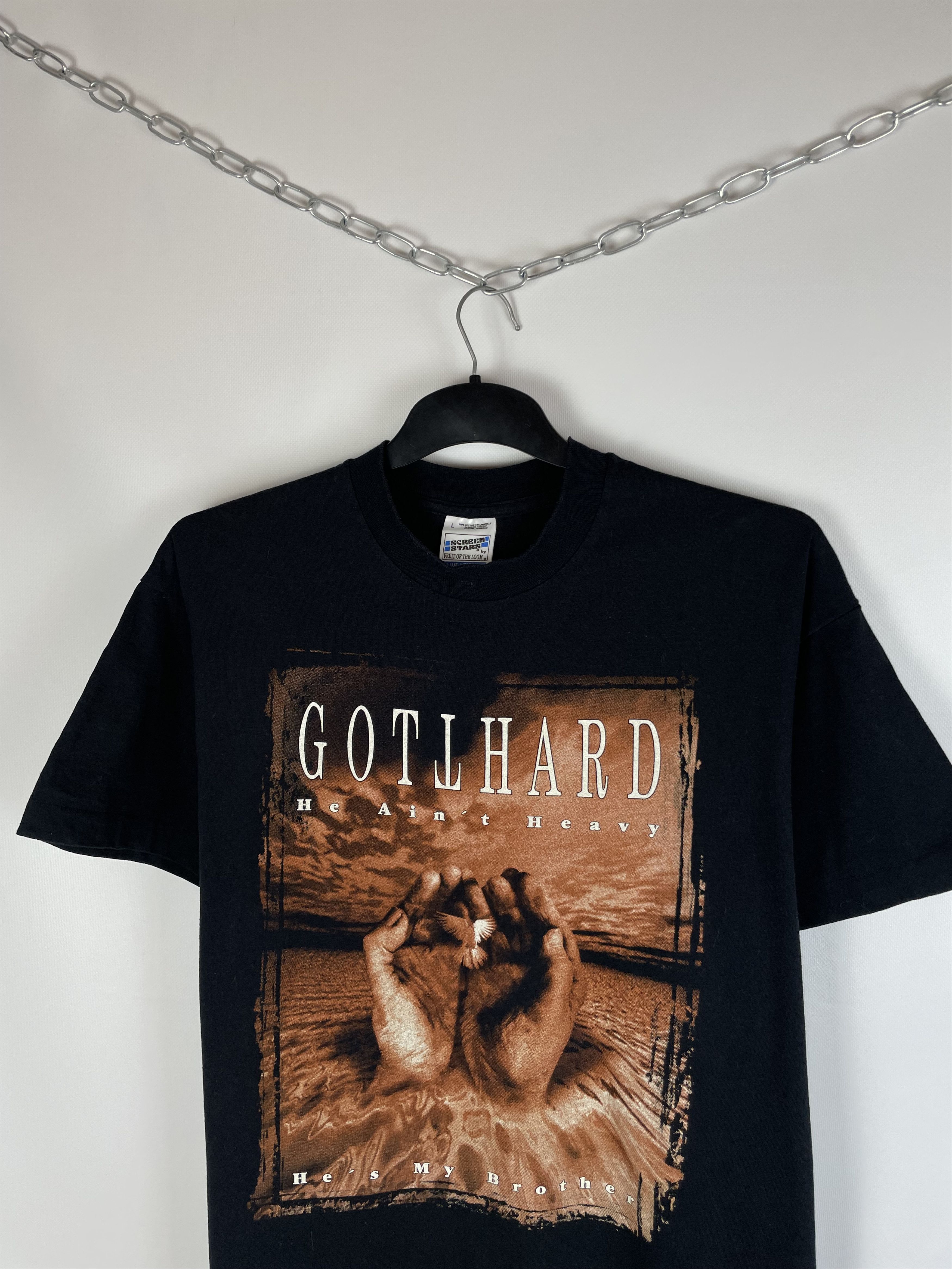 Band Tees Gotthard 90s Tour Tee Vintage Size US L / EU 52-54 / 3 - 3 Thumbnail