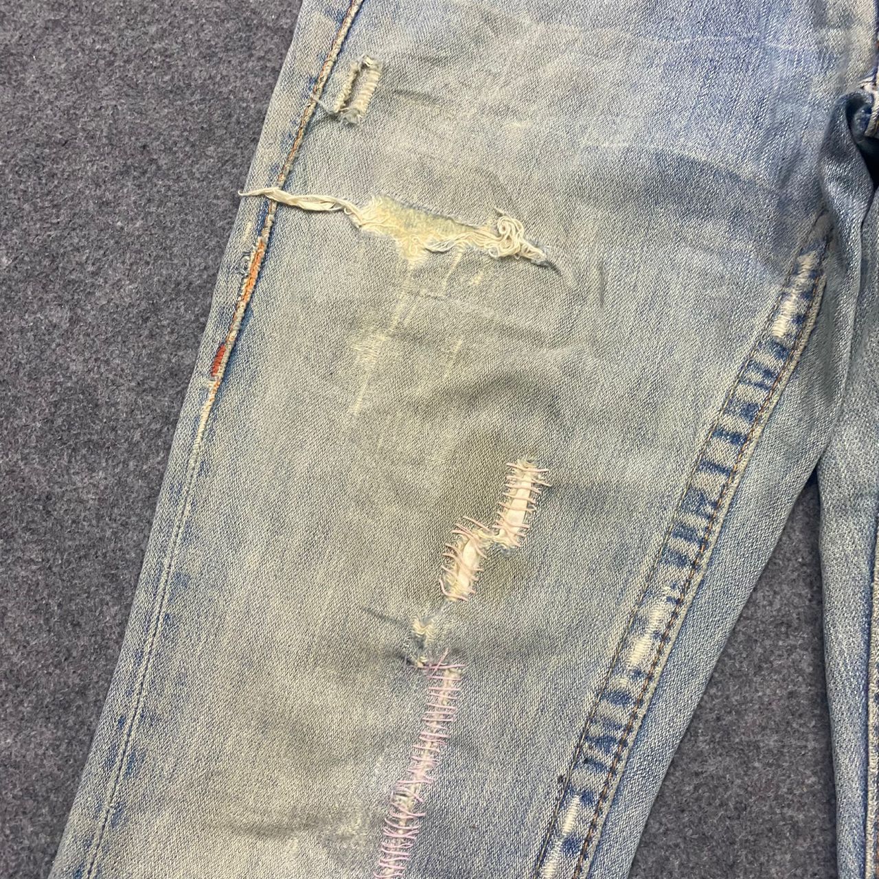 True Religion 💥Flare💥Vintage True Religion Distressed Denim Size US 30 / EU 46 - 9 Thumbnail