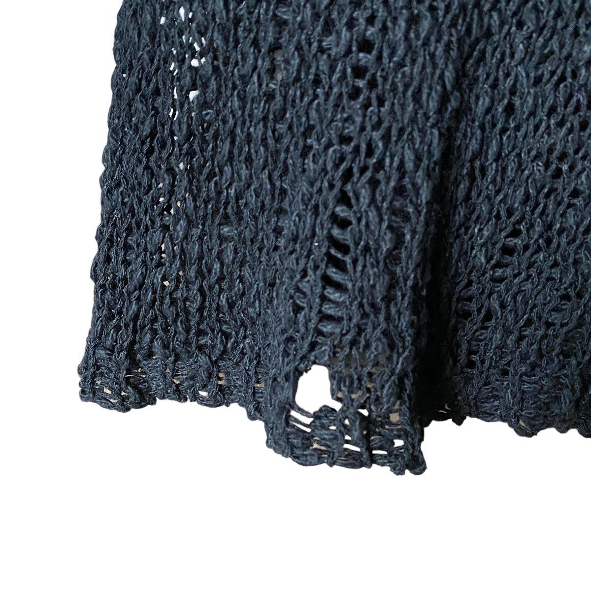 If Six Was Nine × Japanese Brand × Le Grande Bleu (L.G.B.) 2000's My Jane Fishnet Glittery Taupe Knitted Size US XS / EU 42 / 0 - 5 Thumbnail