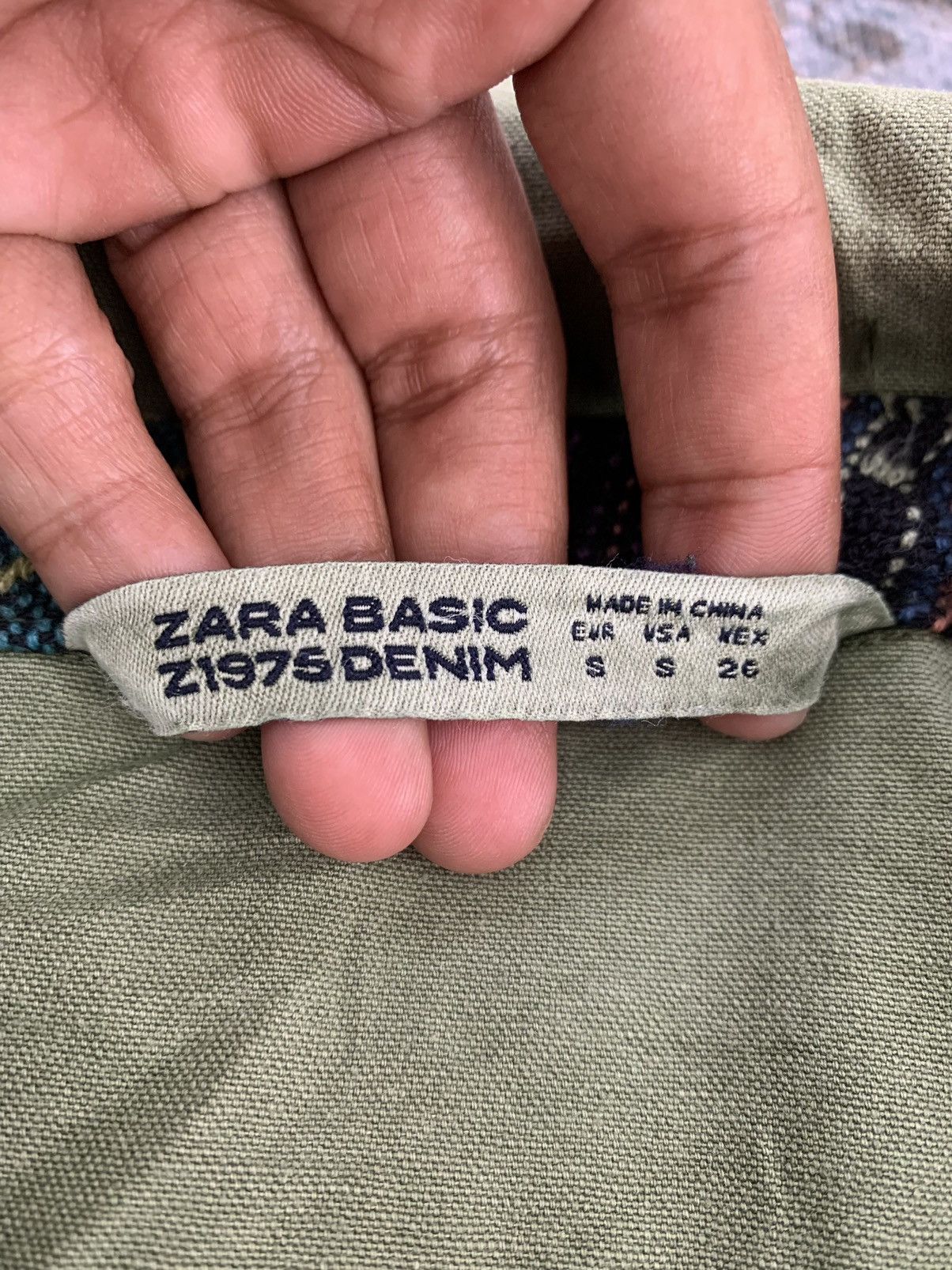 Art Comes First Zara Z1975 Denim Military Style Jacket With Nice Printed Size US S / EU 44-46 / 1 - 10 Thumbnail