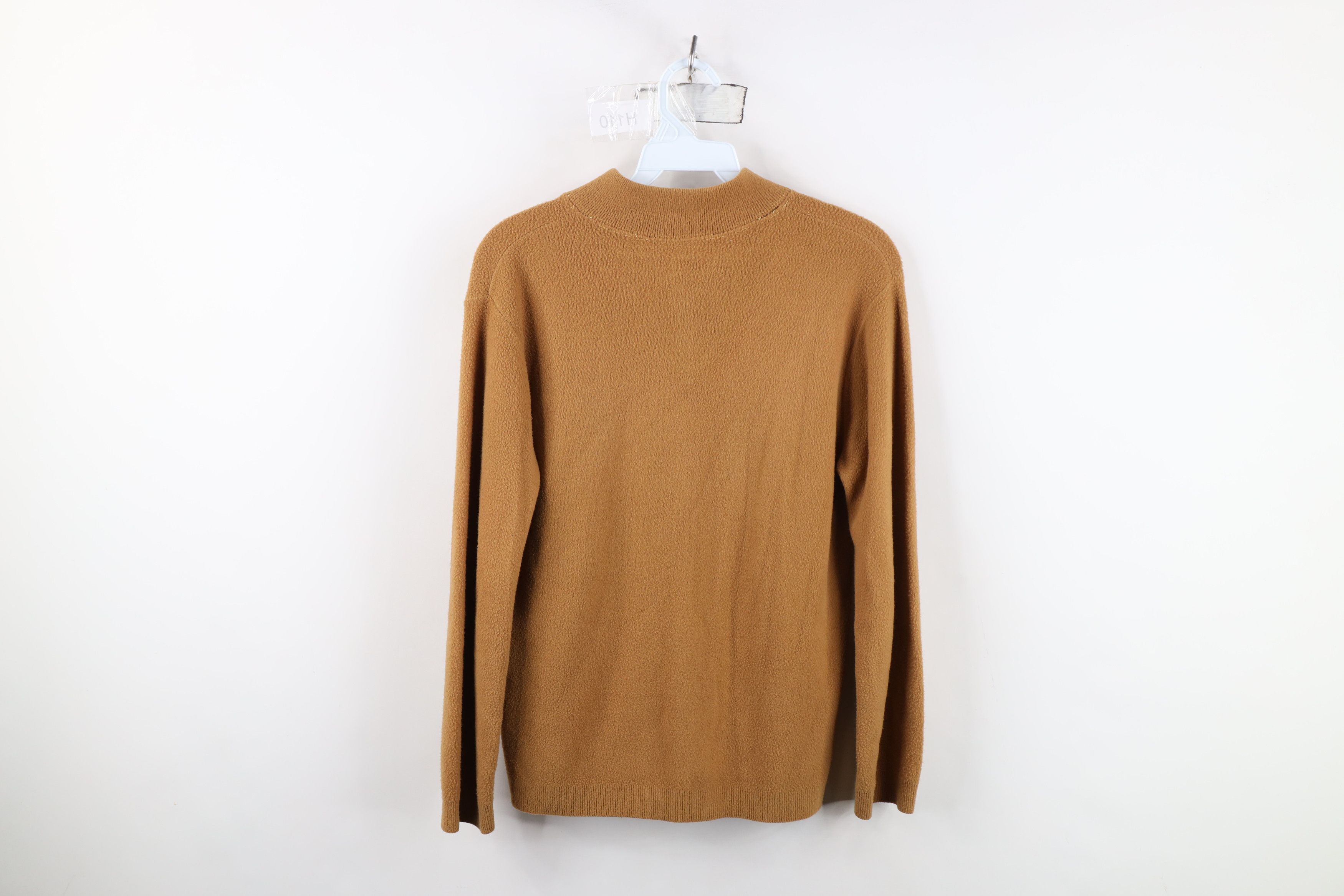 Vintage Vintage 60s Streetwear Velour Fleece V-Neck Sweatshirt Brown Size S / US 4 / IT 40 - 11 Thumbnail