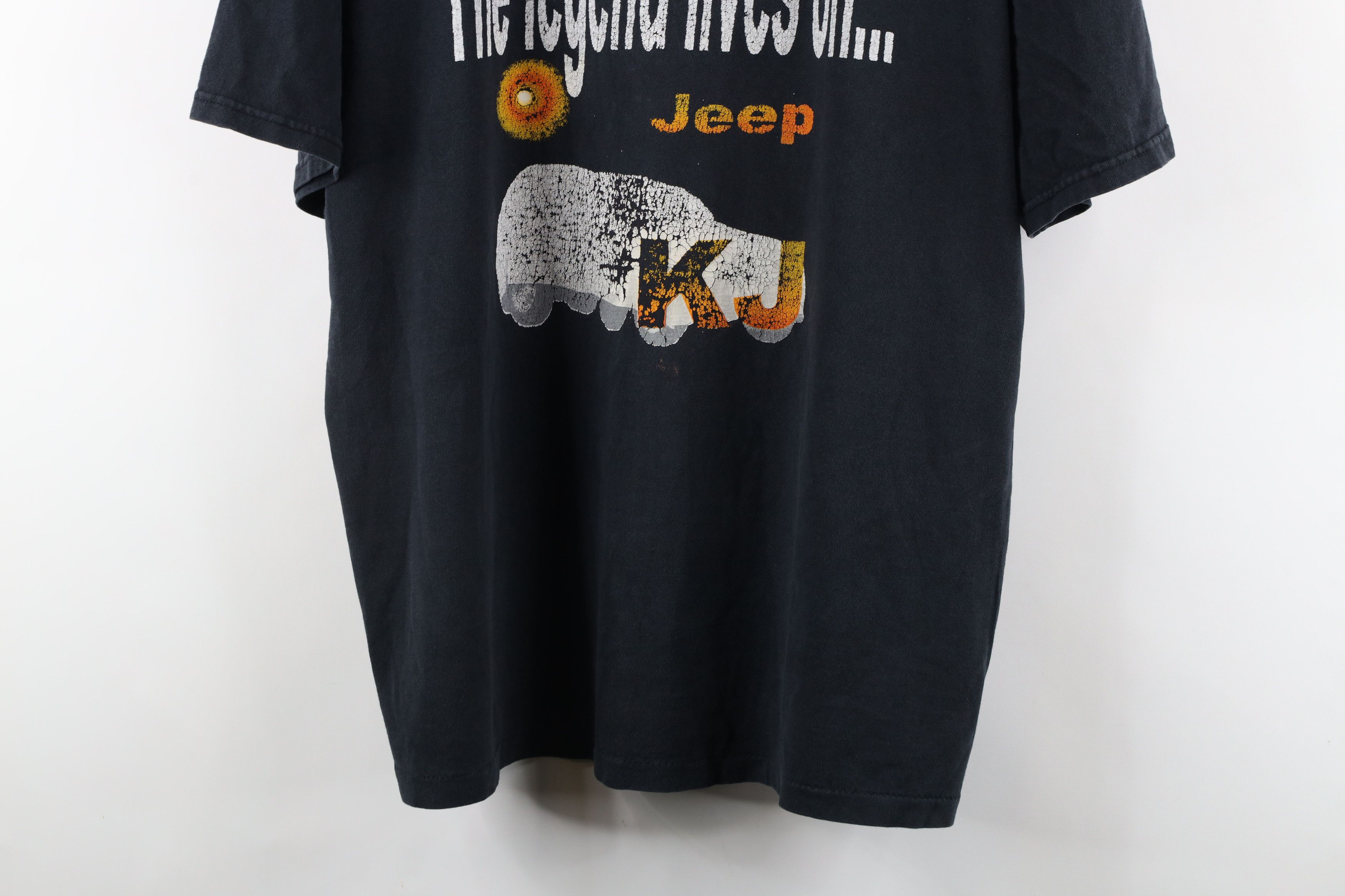 Vintage Vintage 90s Out Jeep Motors The Legend Lives On T-Shirt USA Size US XL / EU 56 / 4 - 3 Thumbnail