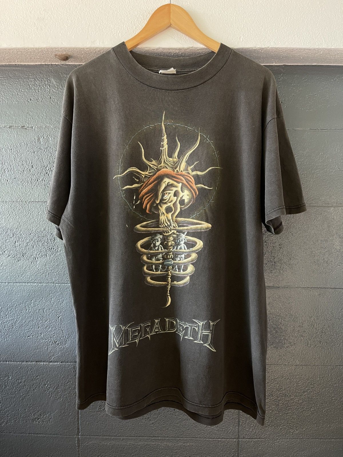 image of Band Tees x Megadeth Vintage Megadeth ‘Youthanasia’ 1995S in Black, Men's (Size XL)