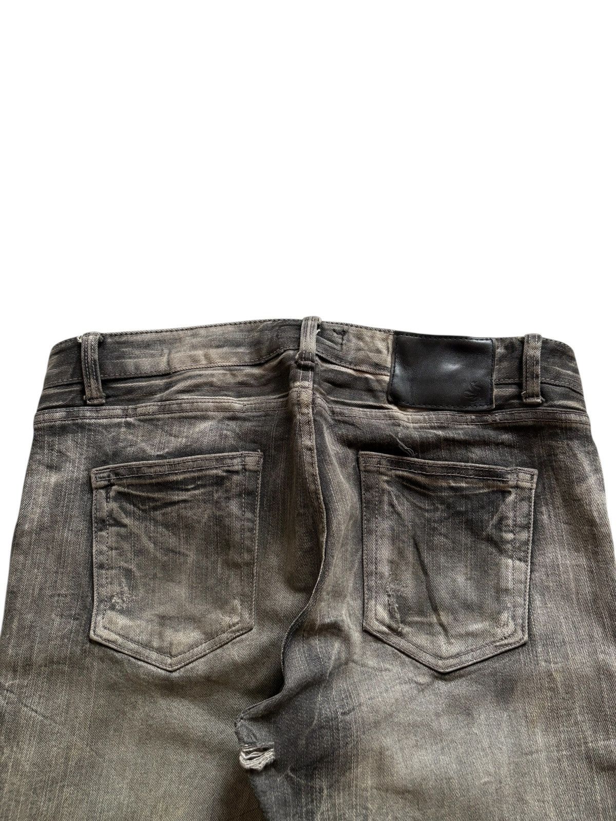 Japanese Brand × Tornado Mart Vintage Japanese Brand Mud Wash Distress Rip Flare Jean Size US 33 - 10 Thumbnail