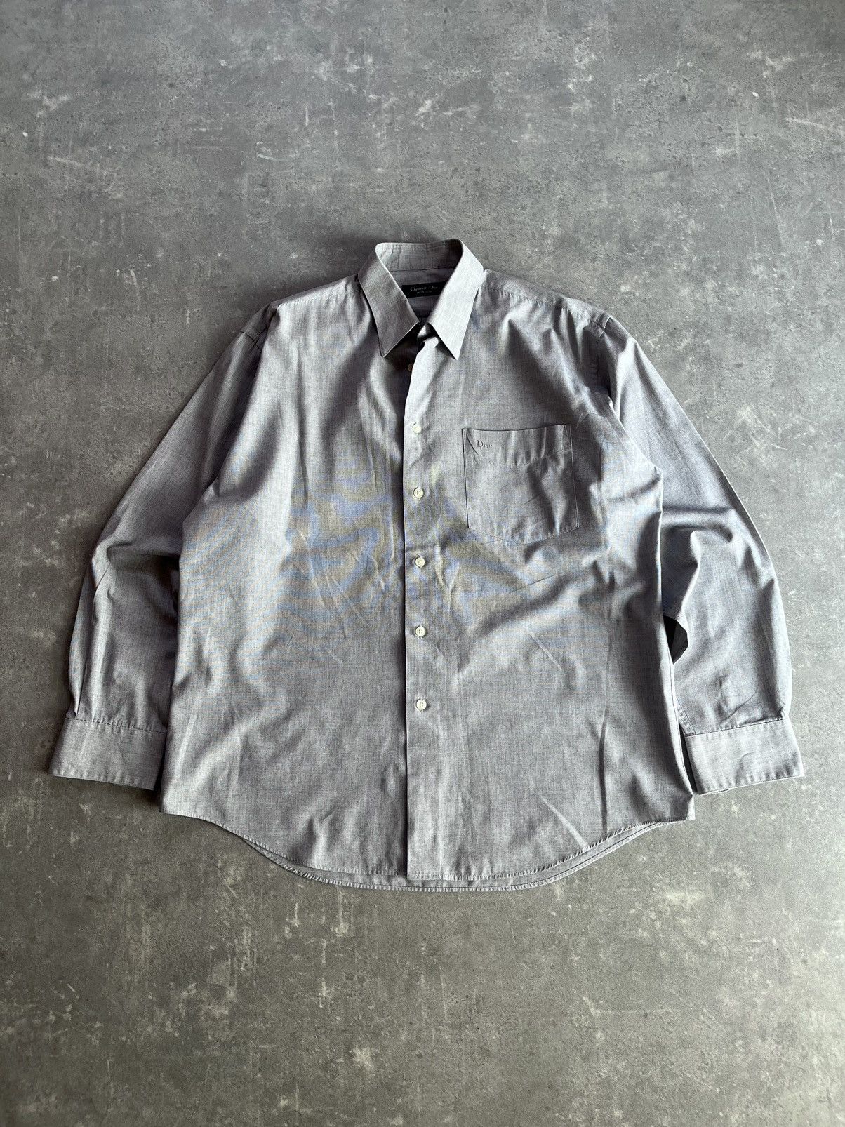 Christian Dior Monsieur Vintage 90s Christian Dior Monsieur Pocket Logo Shirt 41 Size US L / EU 52-54 / 3 - 1 Thumbnail