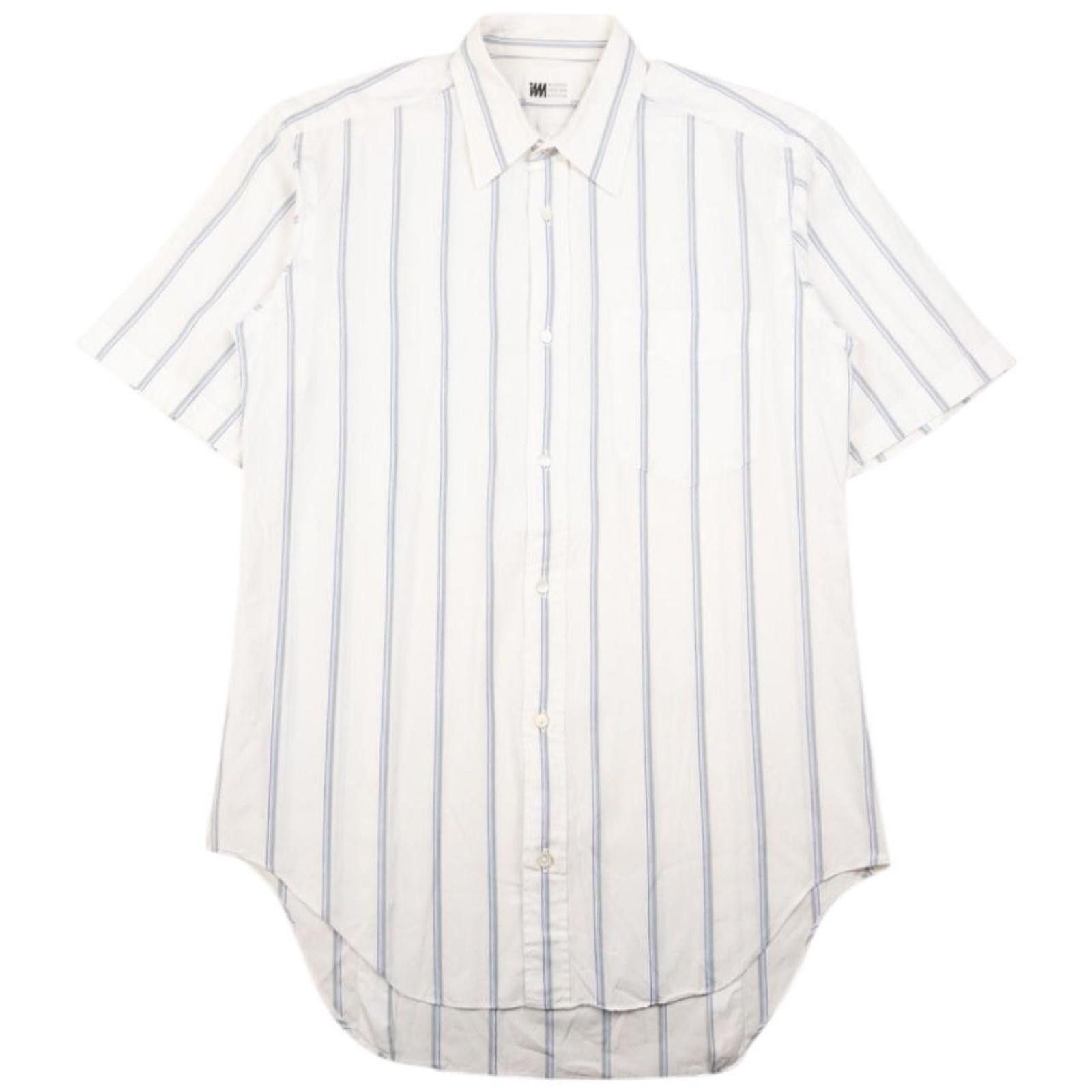 Issey Miyake Vintage Issey Miyake Striped Short Sleeve Button Up Shirt M Size US M / EU 48-50 / 2 - 1 Thumbnail