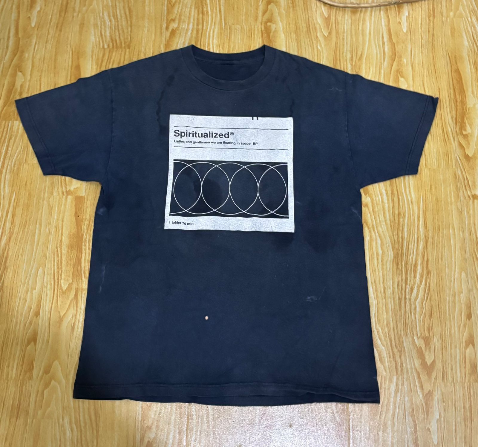 Band Tees VTG spiritualized Shirt Spacemen 3,The Verve,Slowdive,Ride, Size US L / EU 52-54 / 3 - 2 Thumbnail