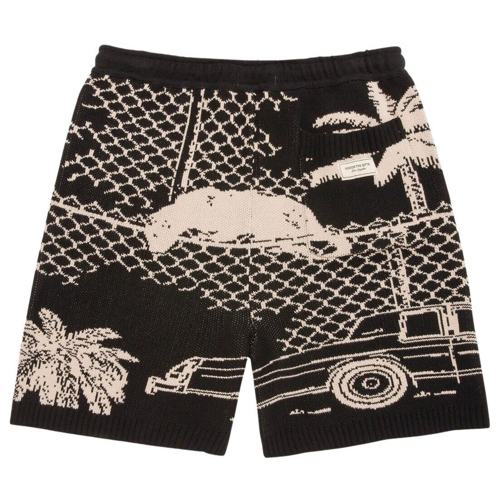 Honor the Gift Honor The Gift Men's Jungle Heavyweight Knit Shorts Size US 38 / EU 54 - 2 Thumbnail