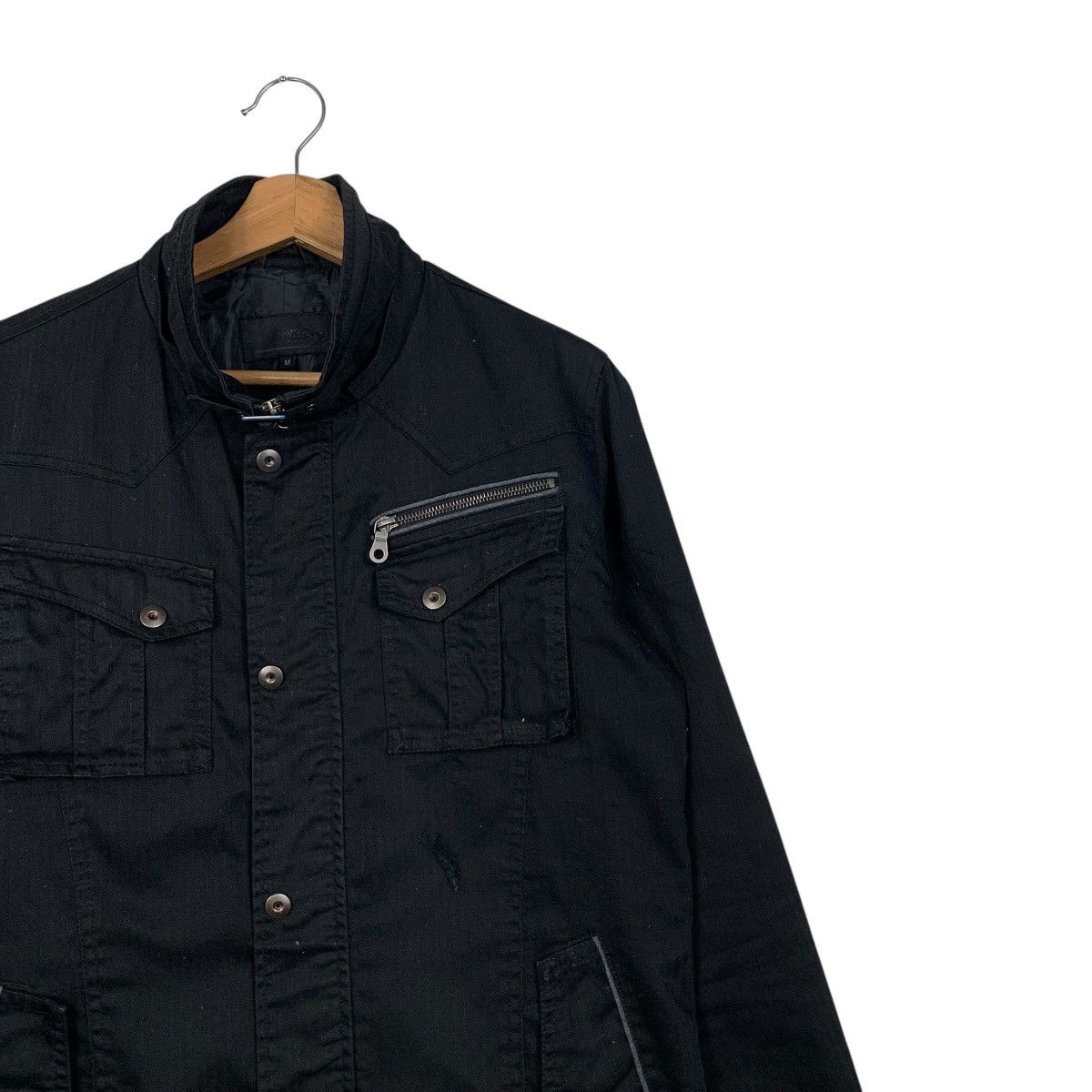 Mossimo MOSSIMO Four Pocket Button Zipper Casual Jacket #2548-C115 Size US M / EU 48-50 / 2 - 5 Thumbnail