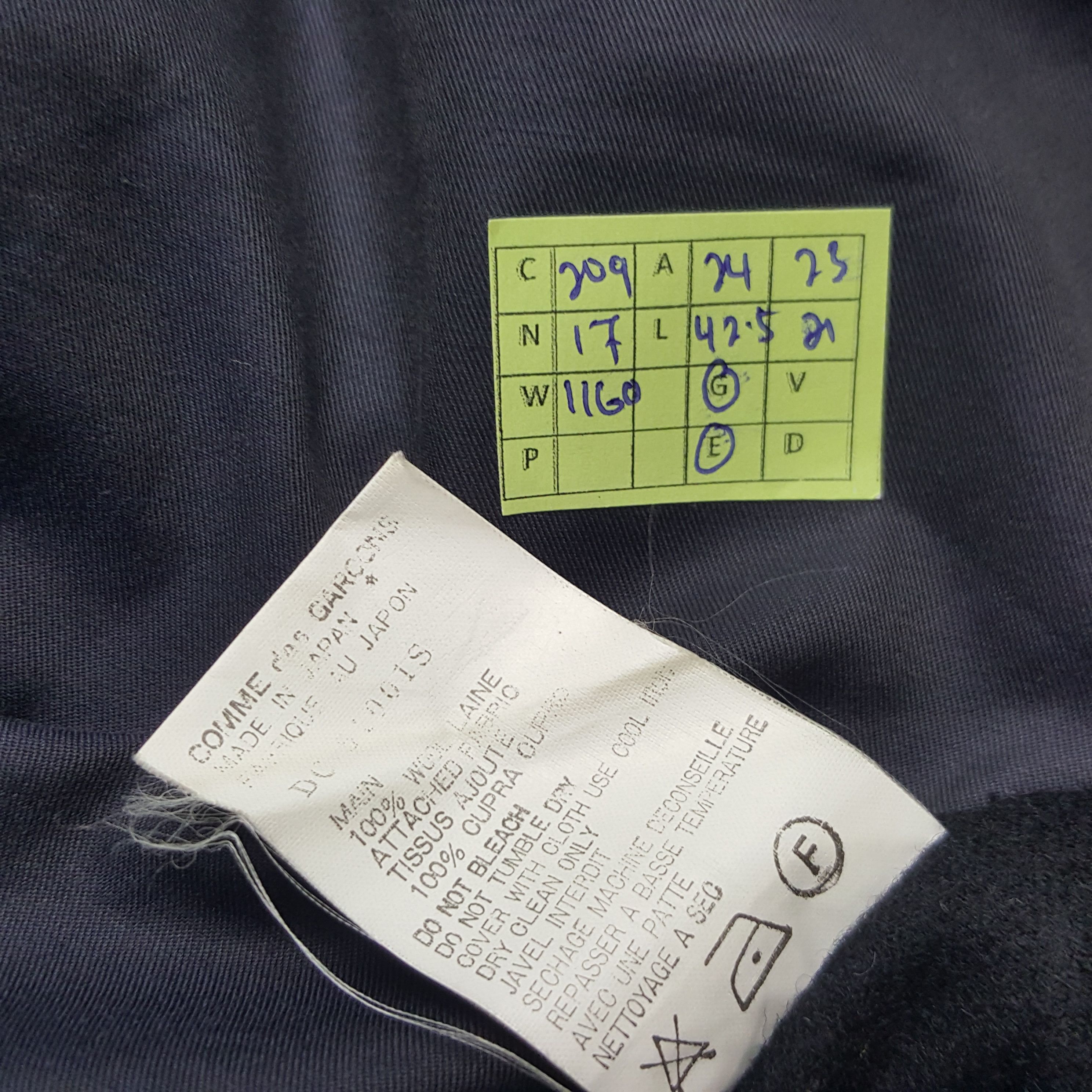 Comme des Garcons × Japanese Brand × Vintage Vintage Comme des Garcons Homme Deux Trench Jacket Size US L / EU 52-54 / 3 - 7 Thumbnail