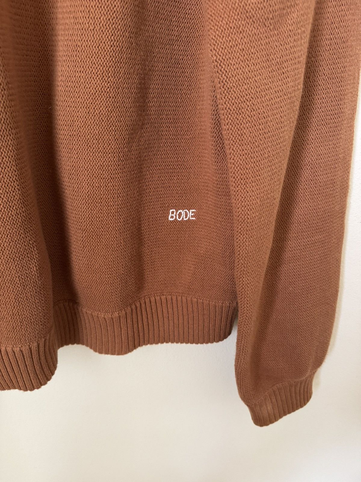 Bode Bode Double Breasted Cardigan Sweater Brown Large XL Size US L / EU 52-54 / 3 - 6 Thumbnail
