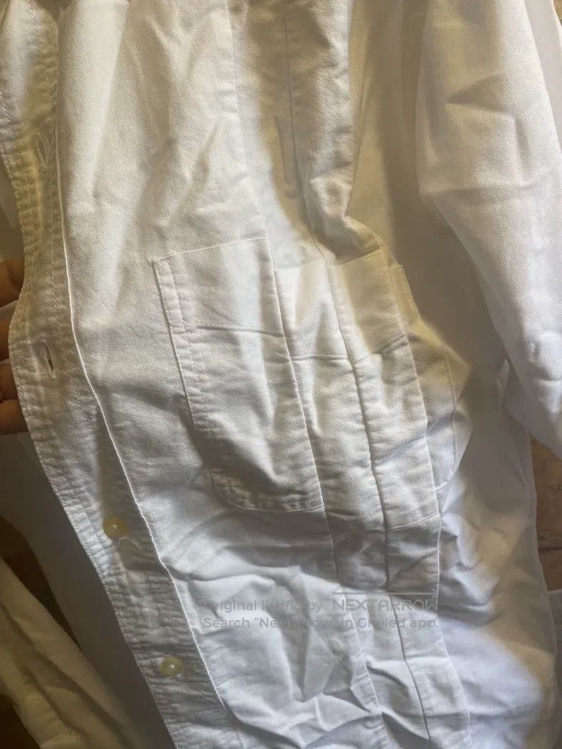 Needles Needles American Shirt Reformed Patchwork Shirt White Shir Size US S / EU 44-46 / 1 - 2 Thumbnail