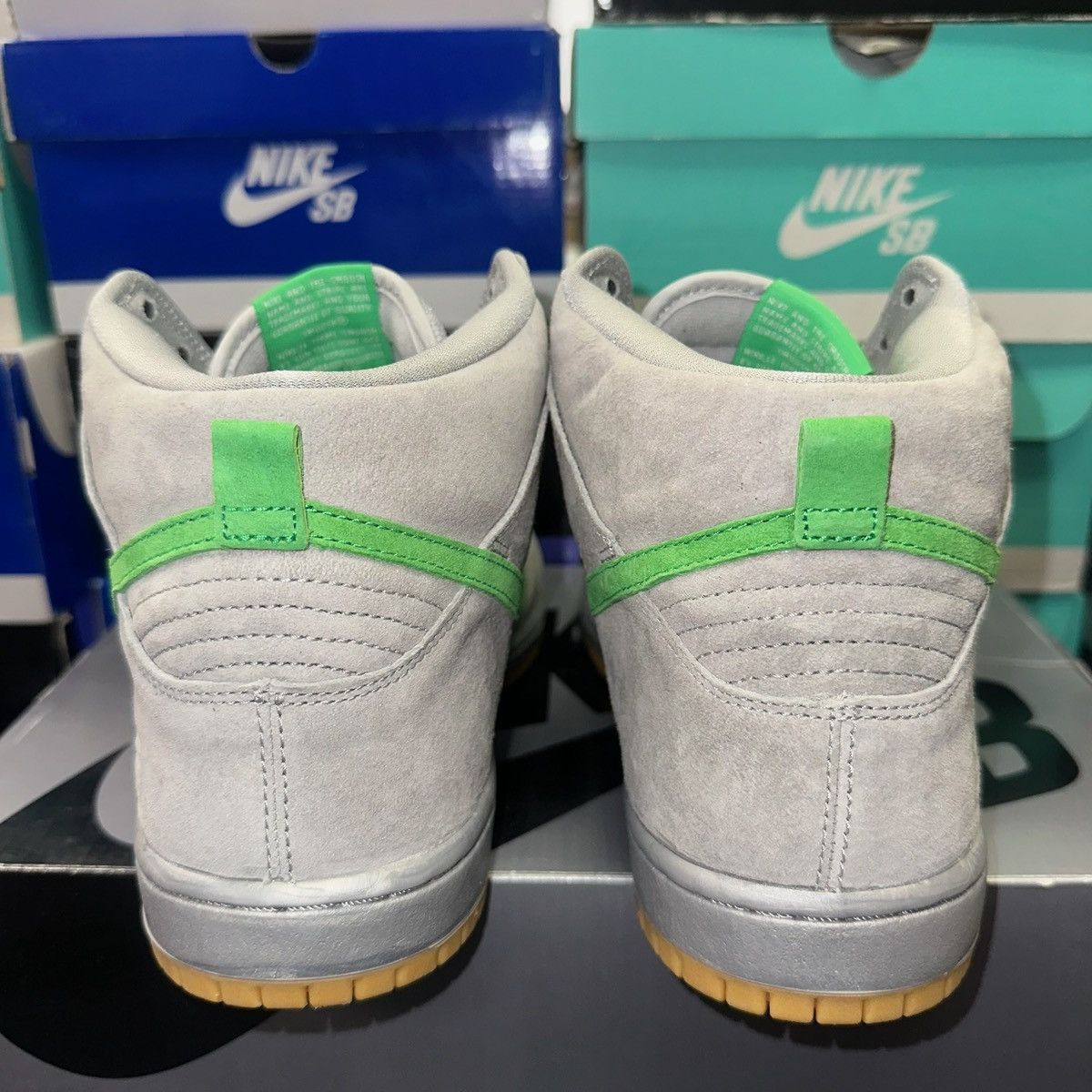 Nike Size 10.5 - Nike SB Dunk High Silver Box OG 313171-039 Size US 10.5 / EU 43-44 - 3 Thumbnail
