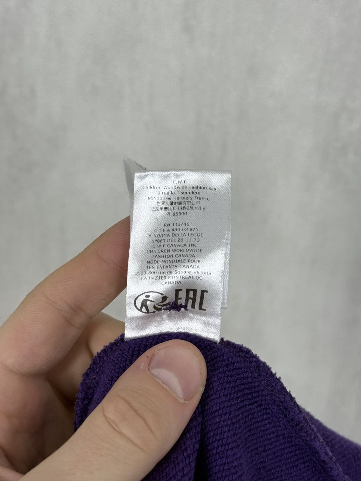 Givenchy Givenchy Kids Big Logo Purple Hoodie Size 12Y Size XS / US 0-2 / IT 36-38 - 16 Thumbnail