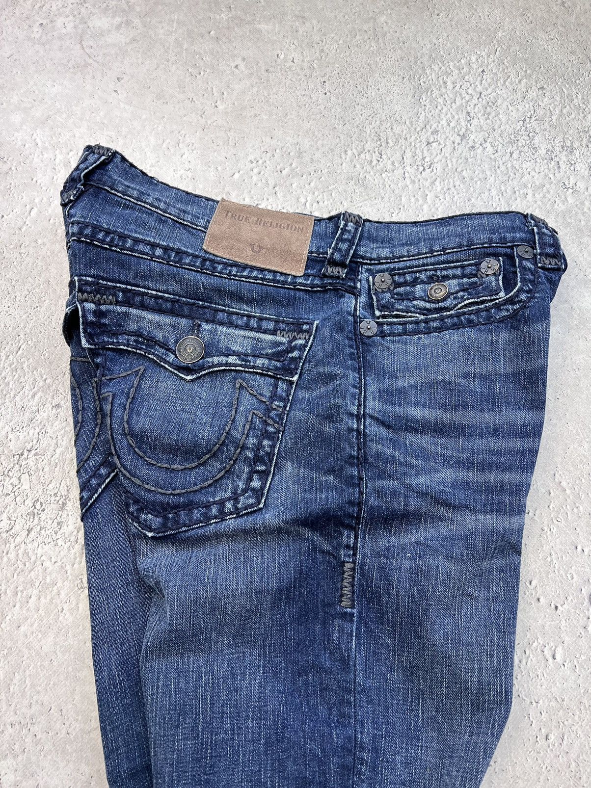 Japanese Brand × True Religion True Religion y2k Flare Japanese Jeans Distressed Size US 34 / EU 50 - 10 Thumbnail