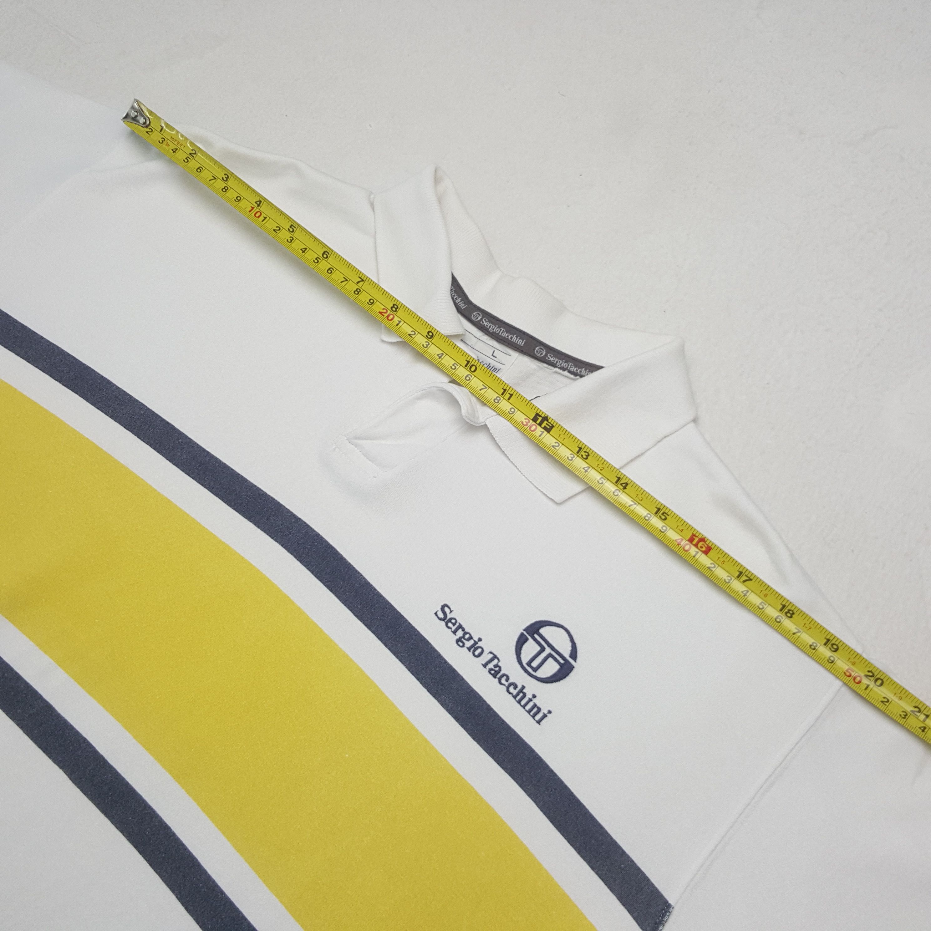 Sergio Tacchini Vintage Sergio Tacchini Sport Style Polos RR30 Size US XL / EU 56 / 4 - 5 Thumbnail