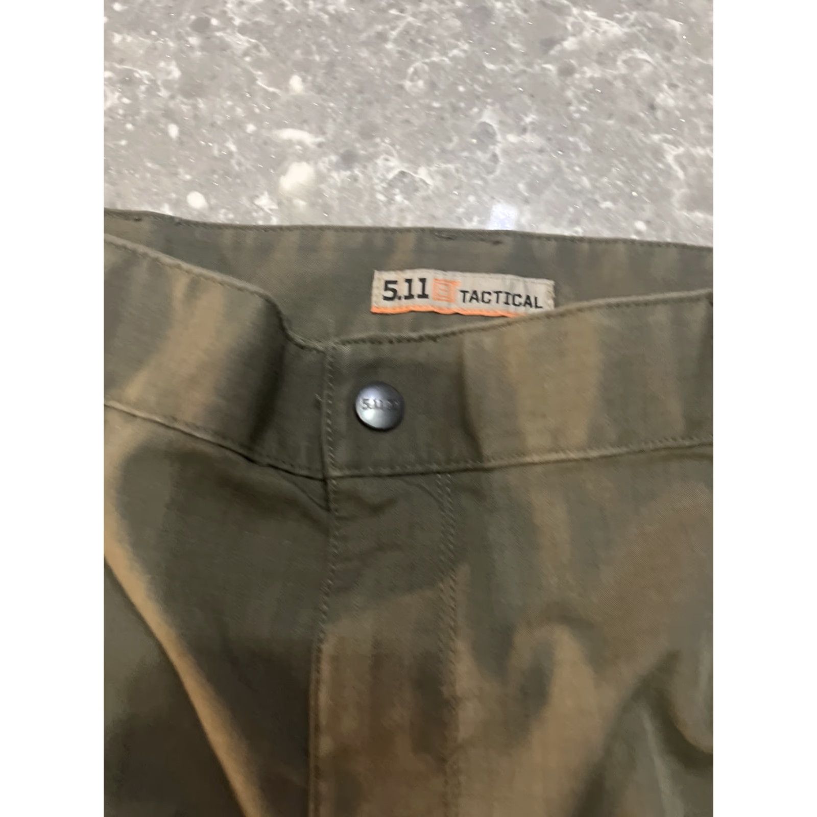 Vintage 5.11 Tactical Taclite Pants Cargo Olive Green 42x34 Men Regular Straight Pockets Belt Loops Zip Cotton Polyester Ripstop Military Utility Size US 42 / EU 58 - 4 Thumbnail