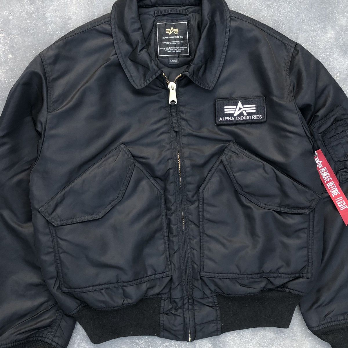 Alpha Industries × Bomber Jacket × Vintage Vintage Alpha