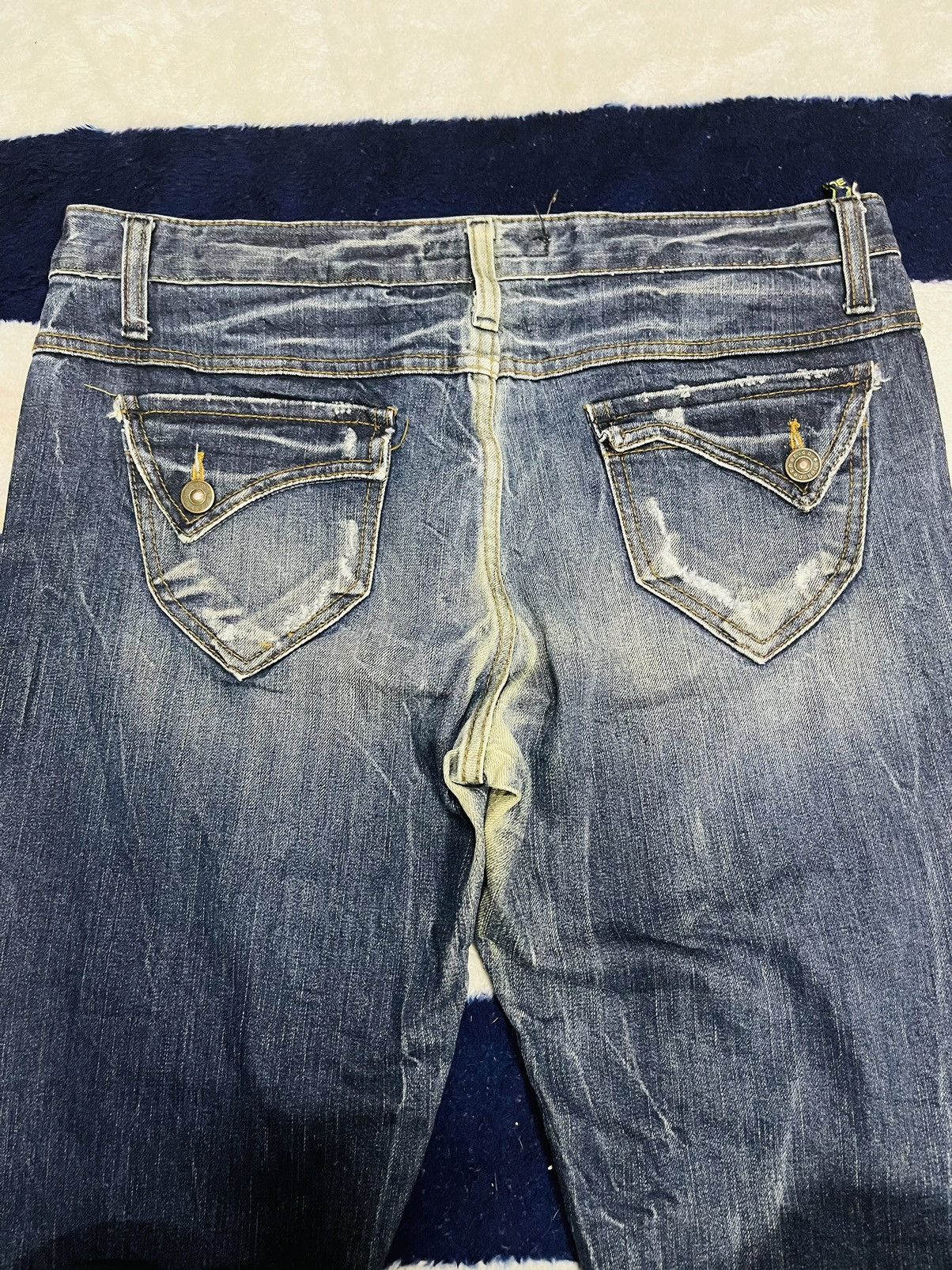 Japanese Brand 3Q Hot Pepper Jeans (11) Size 32" / US 10 / IT 46 - 9 Thumbnail