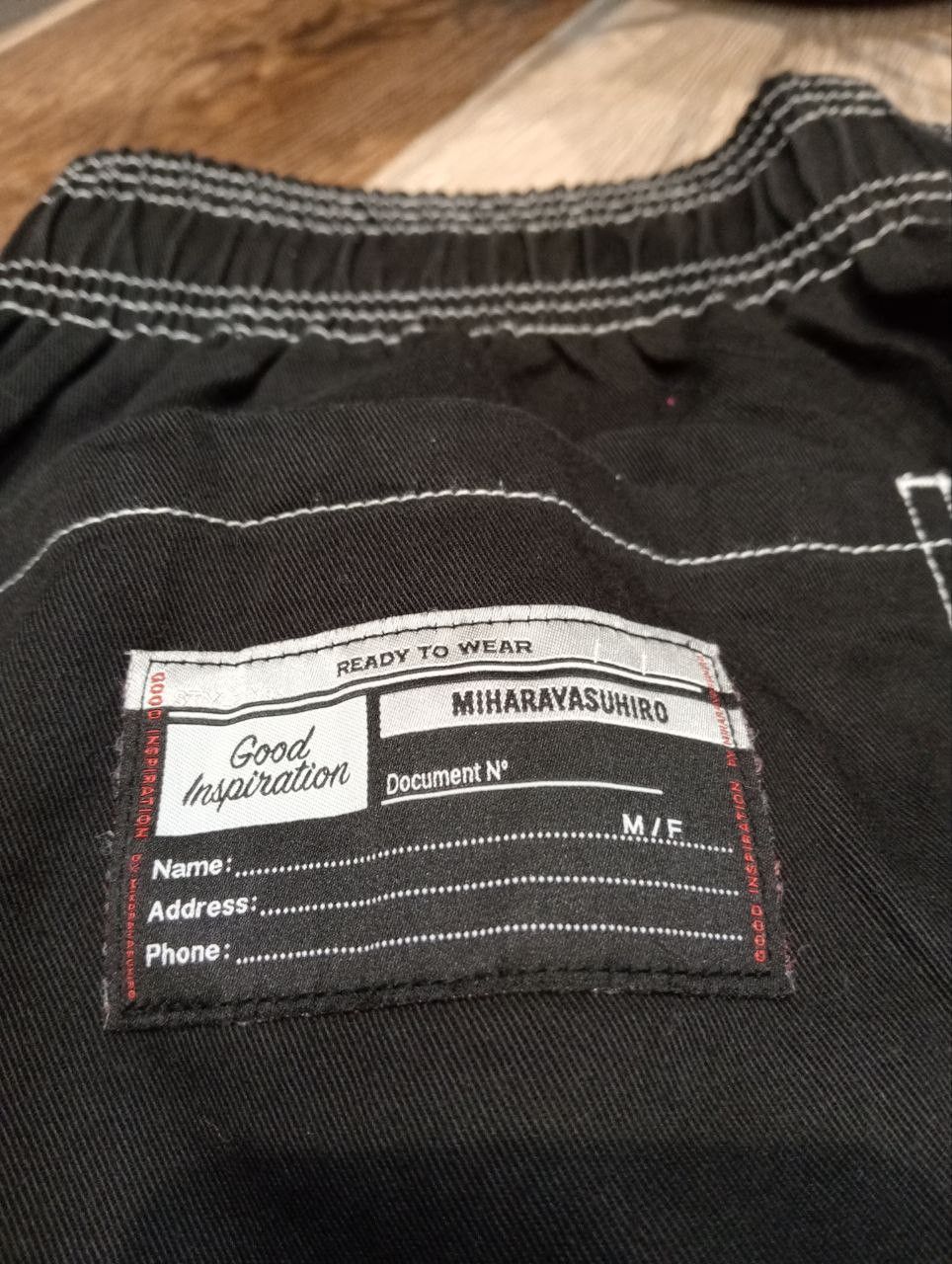 Maison MIHARA YASUHIRO GU X MIHARAYASUHIRO GOOD INSPIRATION CHEF PANTS - SIZE M Size US 28 / EU 44 - 12 Thumbnail