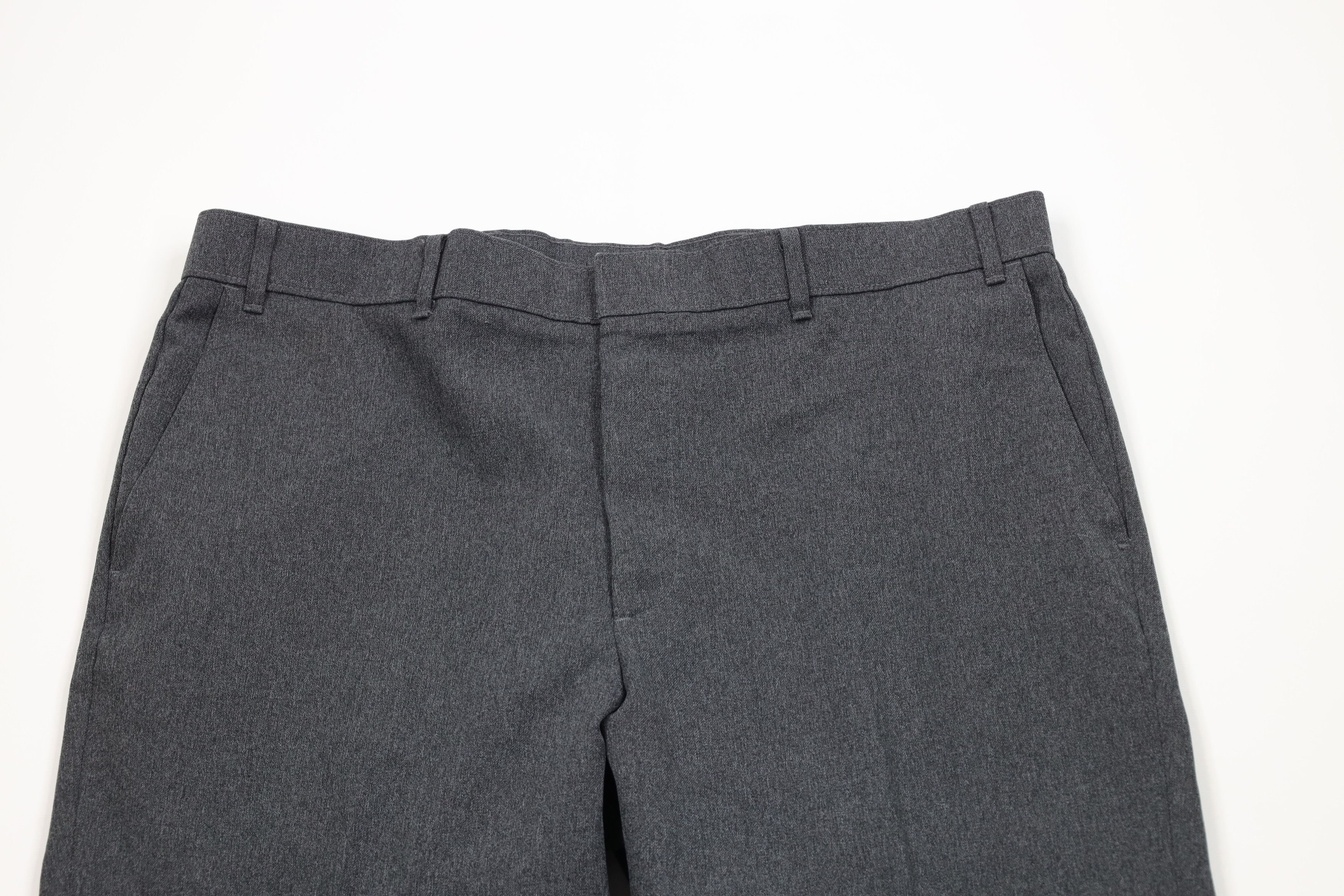 Levi's Vintage 70s Levis Wide Leg Bell Bottoms Chino Pants Gray USA Size US 38 / EU 54 - 2 Thumbnail
