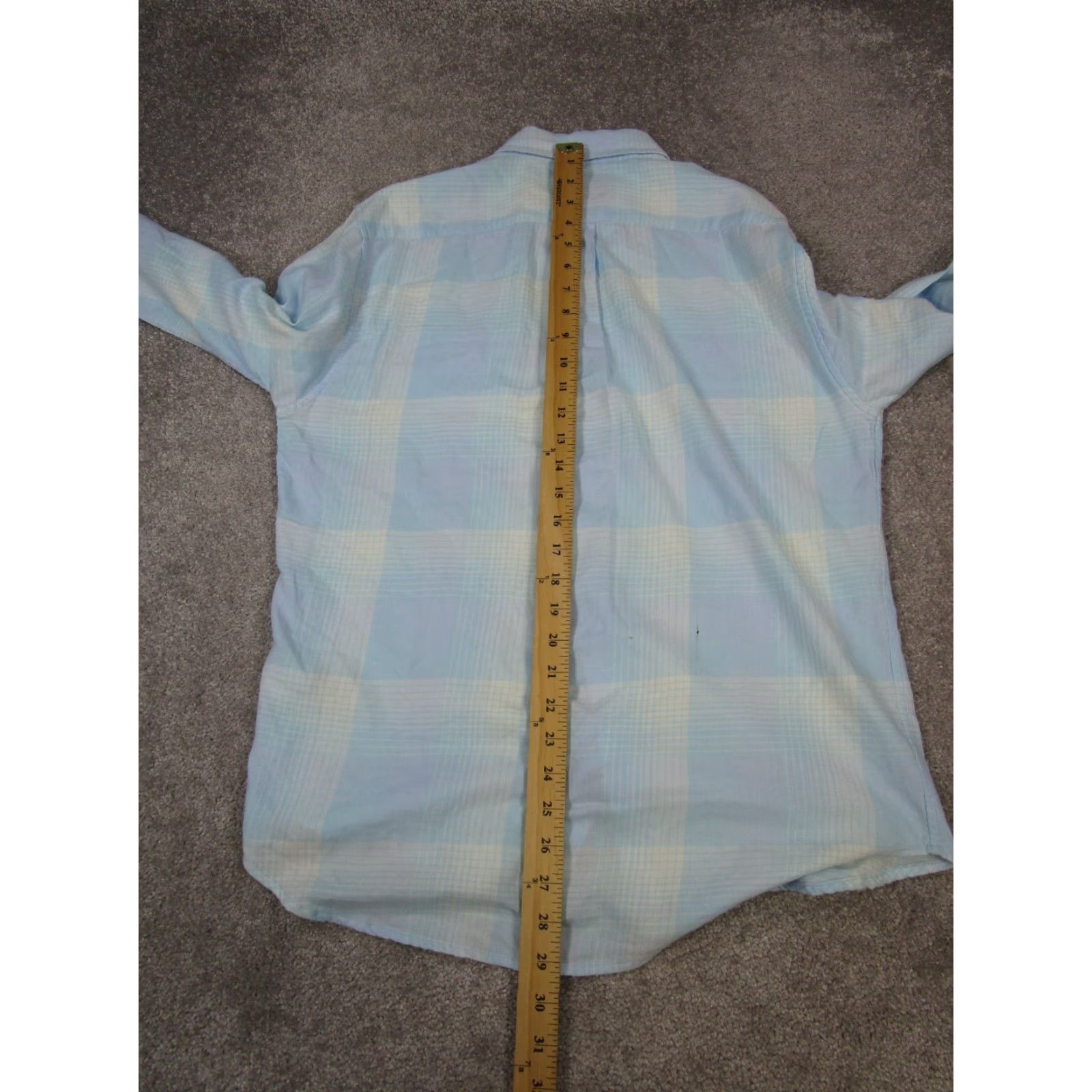 Bonobos Bonobos Plaid Button-Up Shirt Mens Medium Blue Cotton Long Sleeve Size US M / EU 48-50 / 2 - 7 Thumbnail