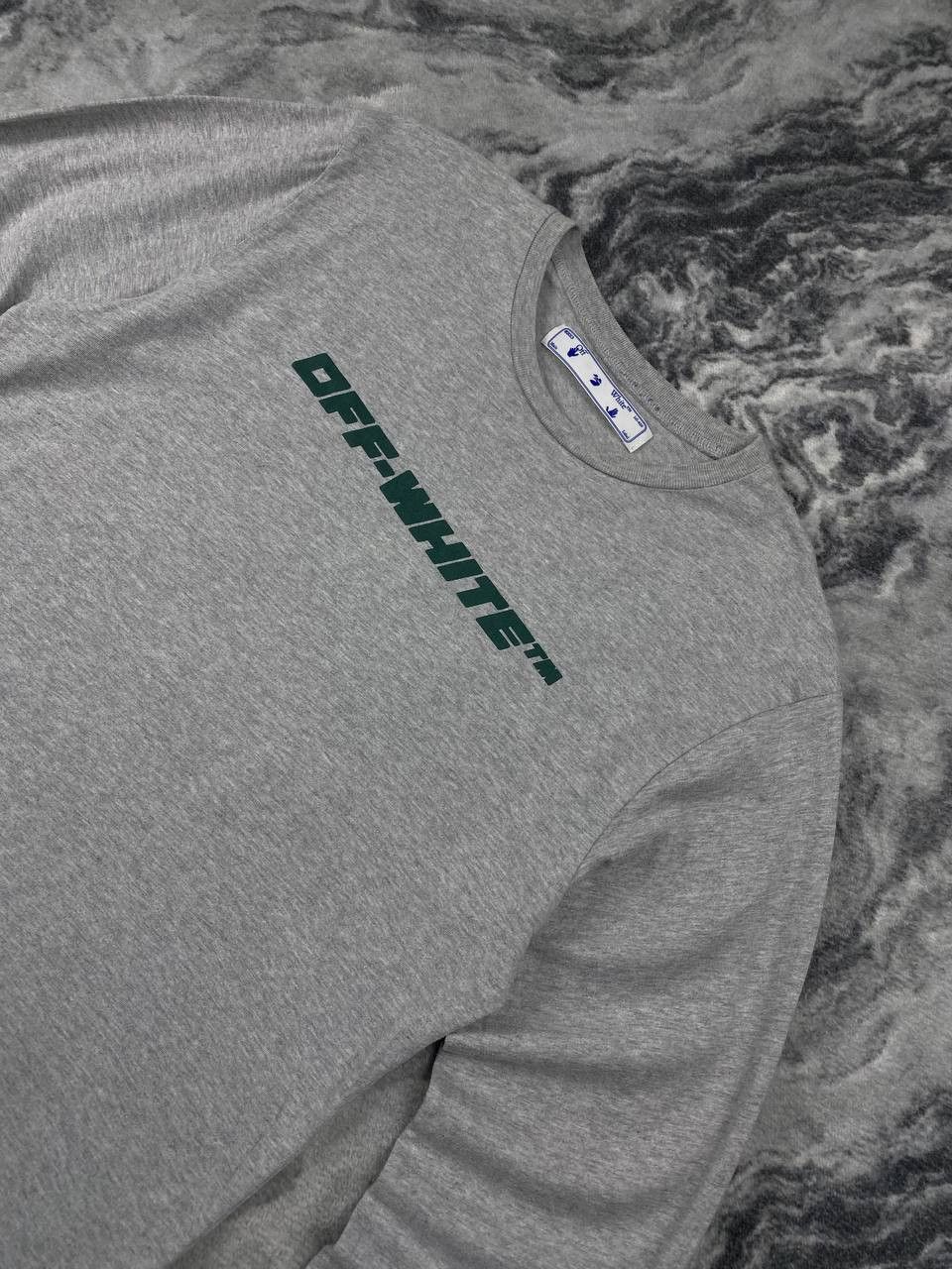 Off-White Off-White Trellis Worker Long Sleeve Big Logo Men Size L Size US L / EU 52-54 / 3 - 2 Thumbnail
