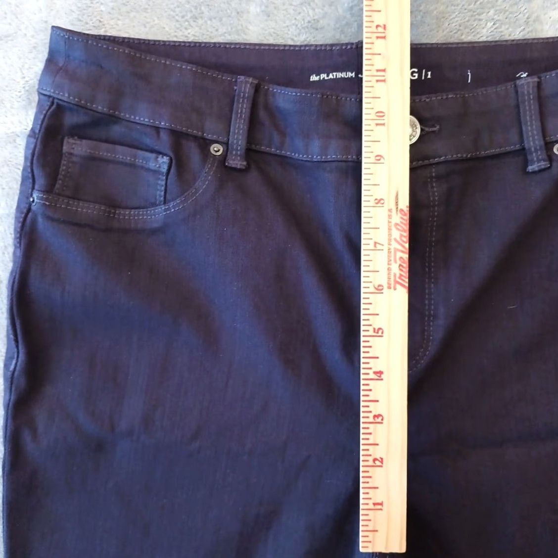 Vintage Chico's Pants Womens Size 1 Purple Skinny Stretch Jegging 32x30.5 Size 25" / US 0 / IT 36 - 4 Thumbnail